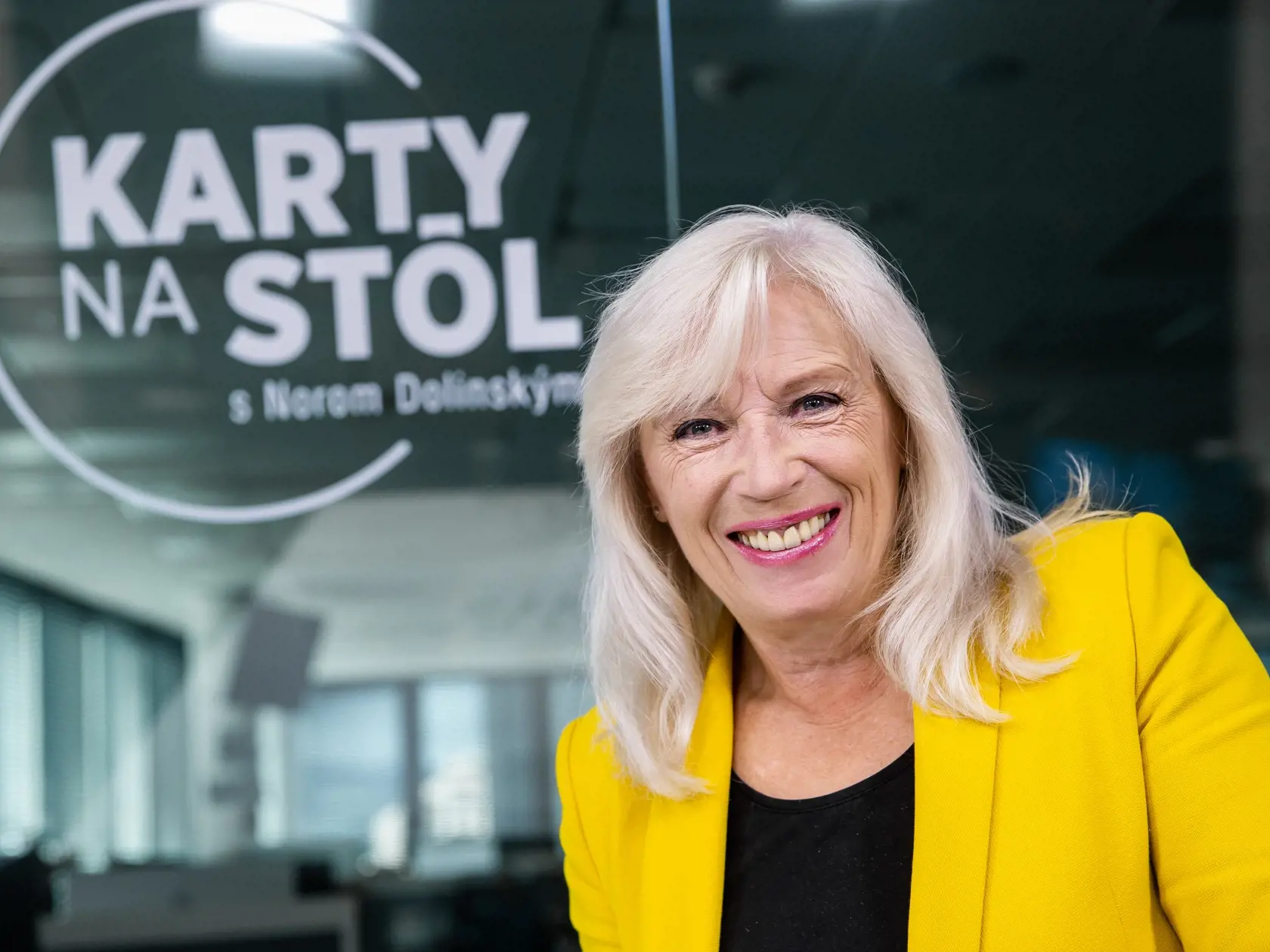Diskusná relácia "Karty na stôl", ktorej hosťom bola Iveta Radičová.