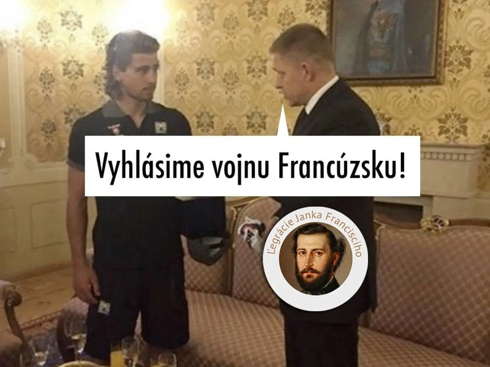Fico najskôr vyplakával kvôli futbalistom do 21 rokov, teraz by sa najradšej za Sagana aj pobil.