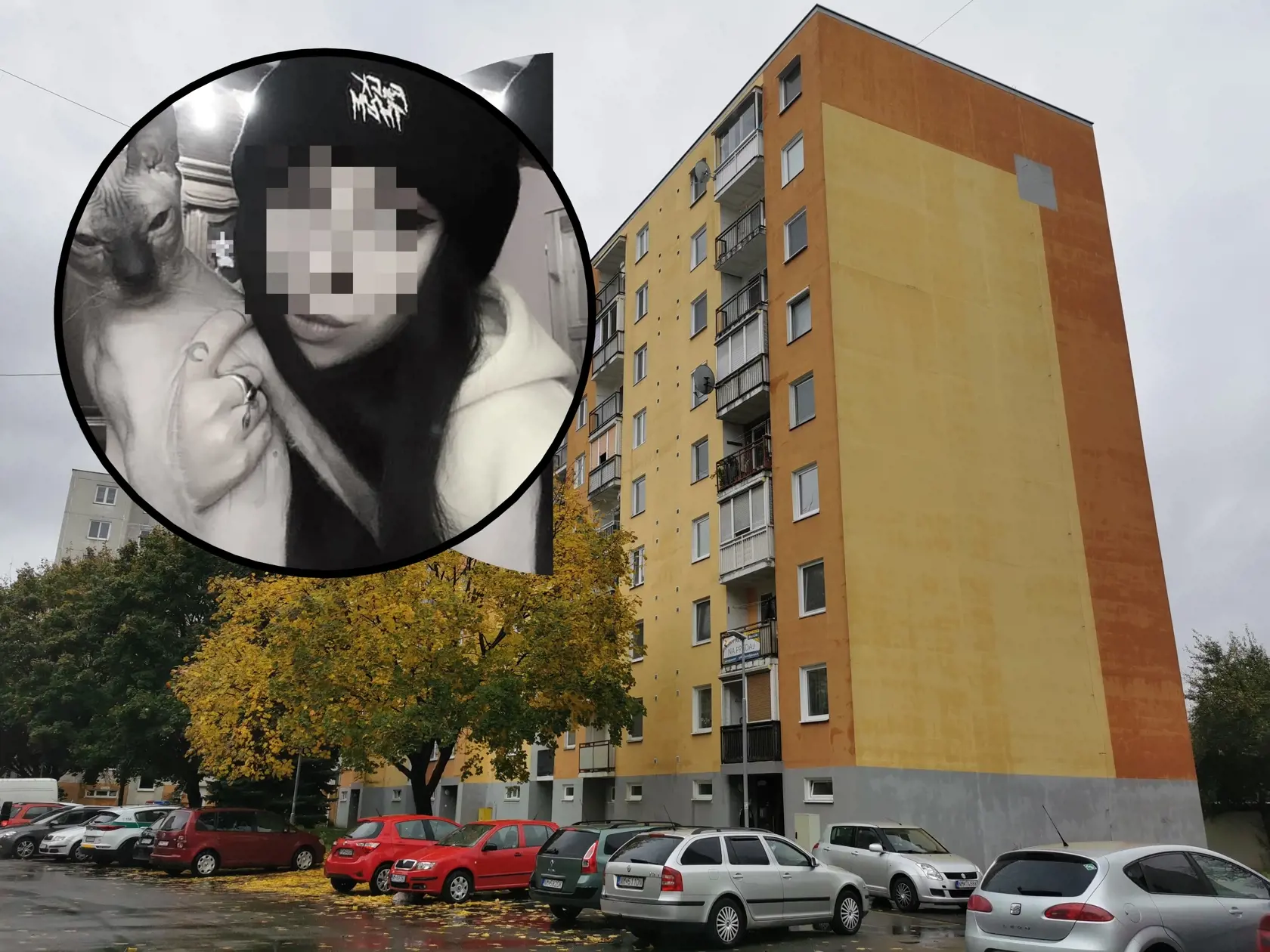 Šarlota (21) zomrela v jednom z bytov v tomto dome v Novom Meste nad Váhom.