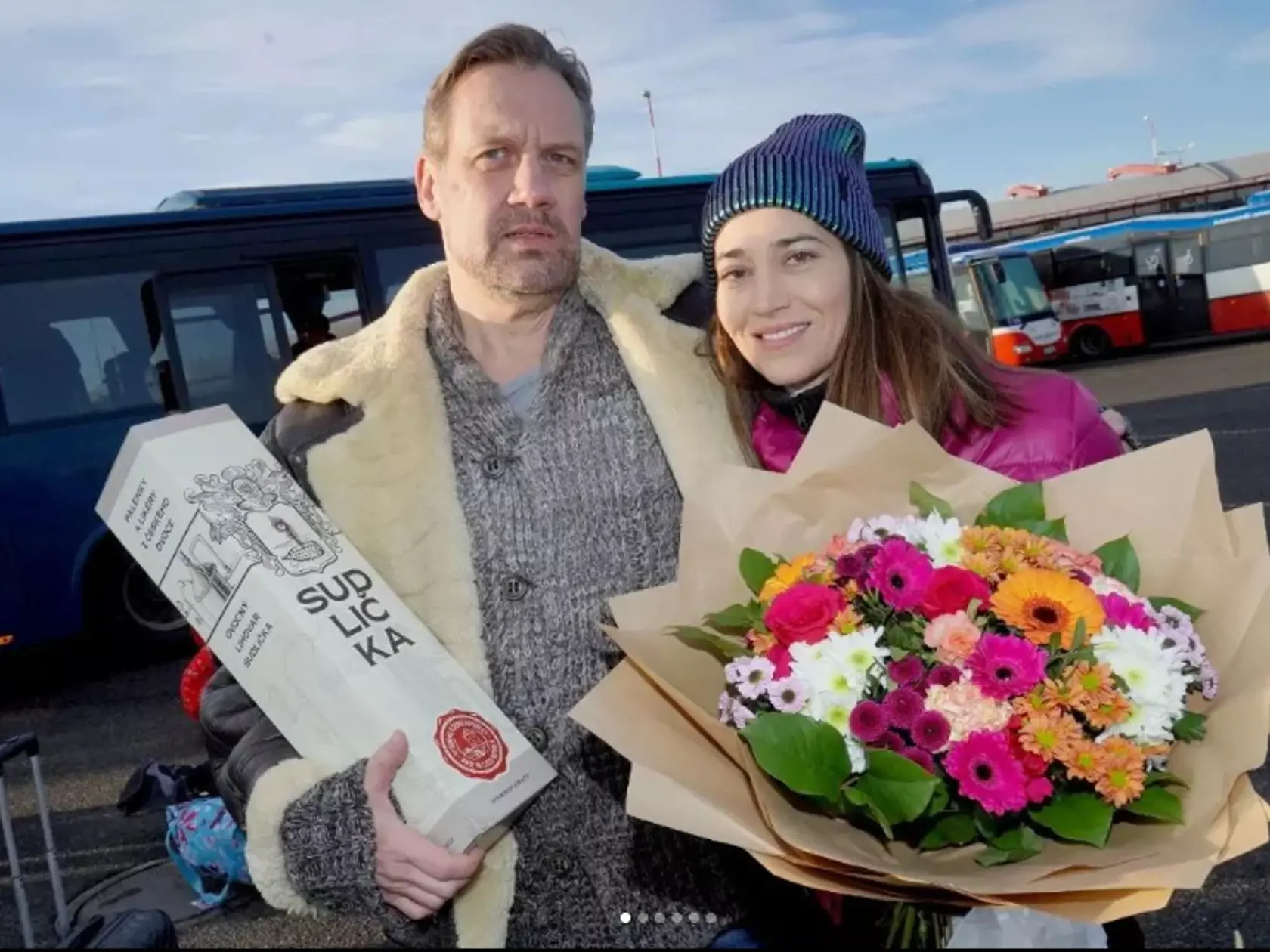 Jana Kolesárová s Davidom Matáskom – Poldom.