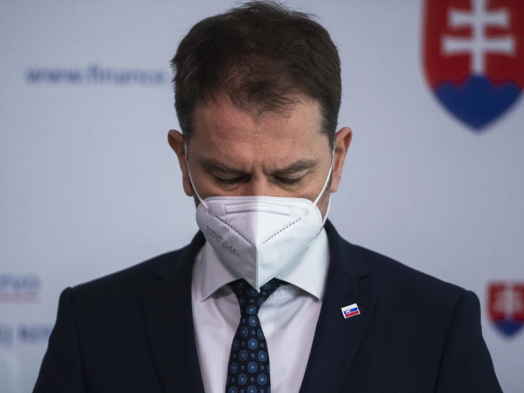 Minister financií SR Igor Matovič (OĽaNO) počas tlačovej konferencie.