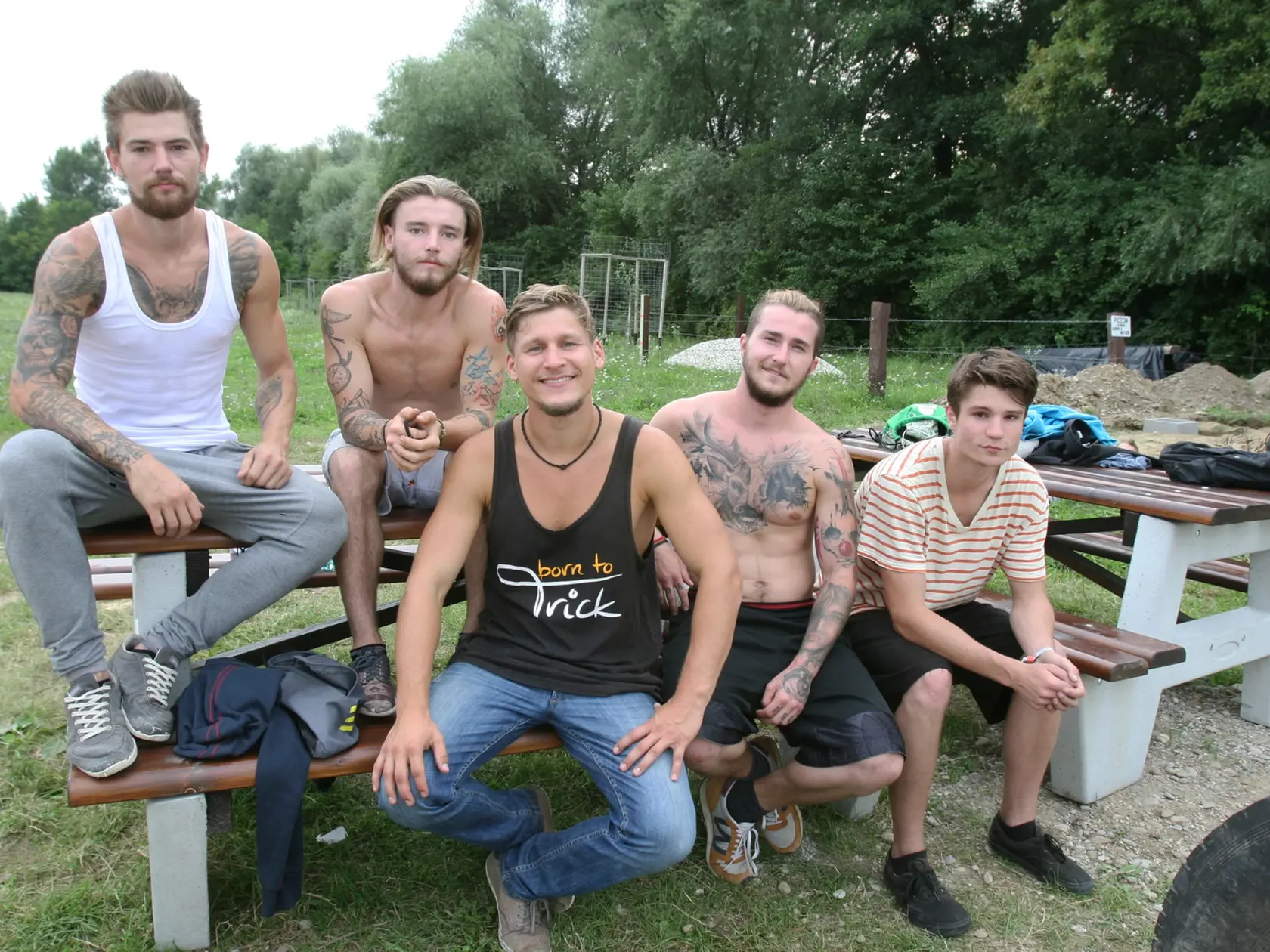 Freerun Slovakia: Jakub Halgoš, Michal Marček a Dominik Souhrada (vpravo).