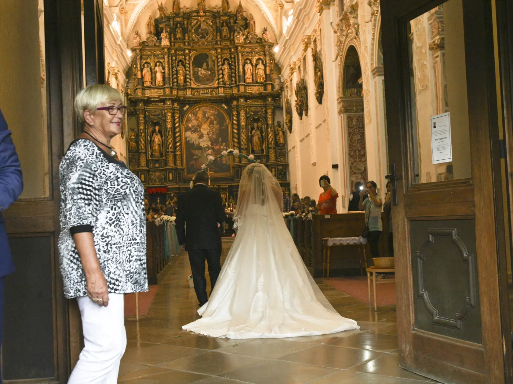 Svadba Dominiky Mirgovej a Petra Zvolenského v Trnave v roku 2015.
