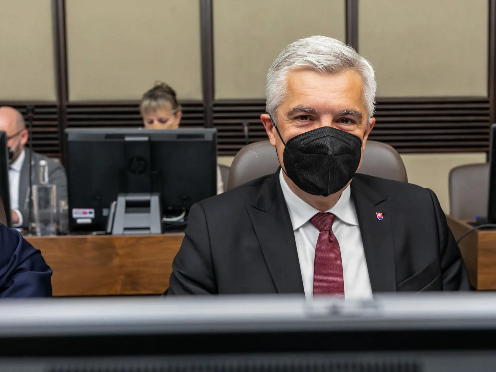 Na snímke minister zahraničných vecí a európskych záležitostí SR Ivan Korčok pozval svojich kolegov na pracovný obed.