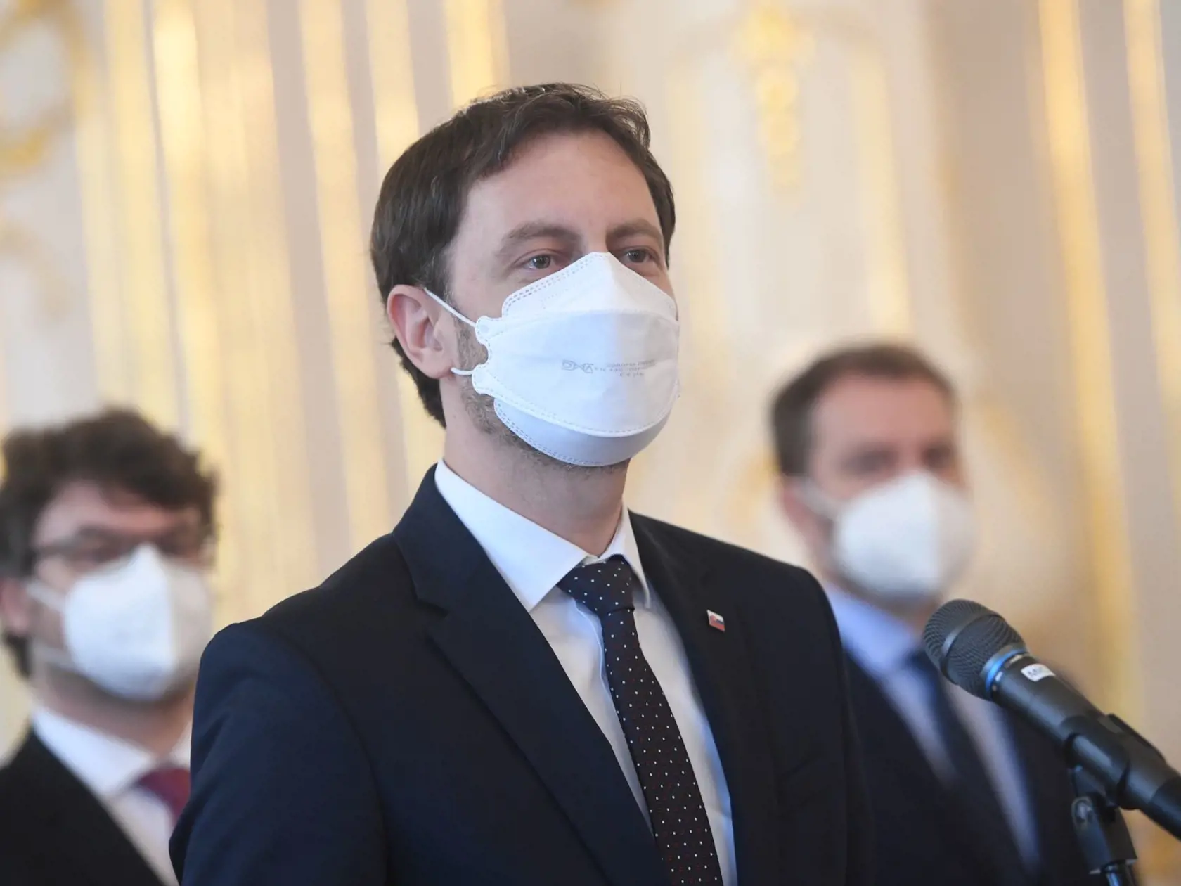 Eduard Heger prišiel na pracovný obed na ministerstvo zahraničných vecí.