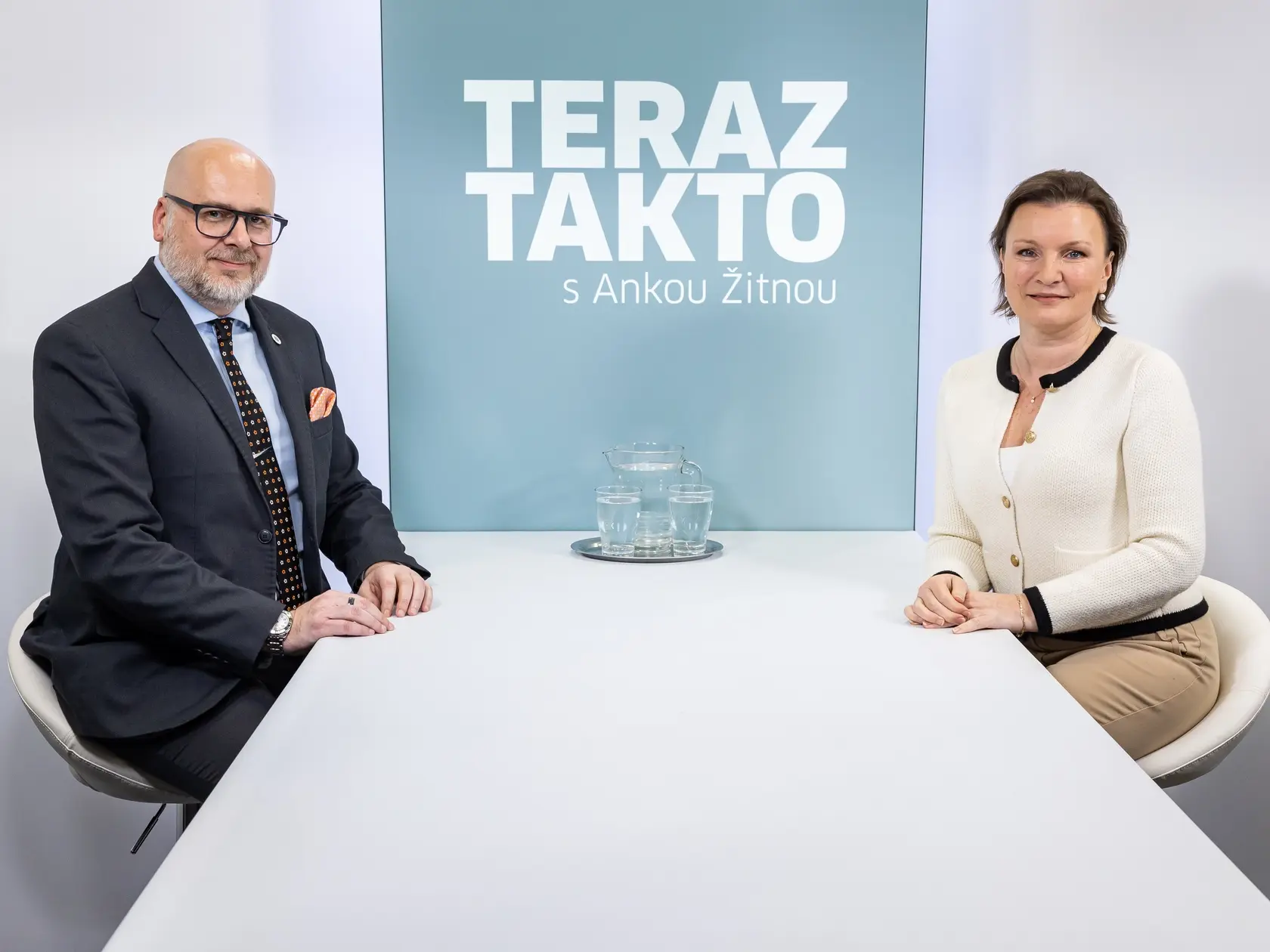 Diskusná relácia "Teraz Takto s Ankou Žitnou", ktorej hosťom bol Michal Kaliňák.