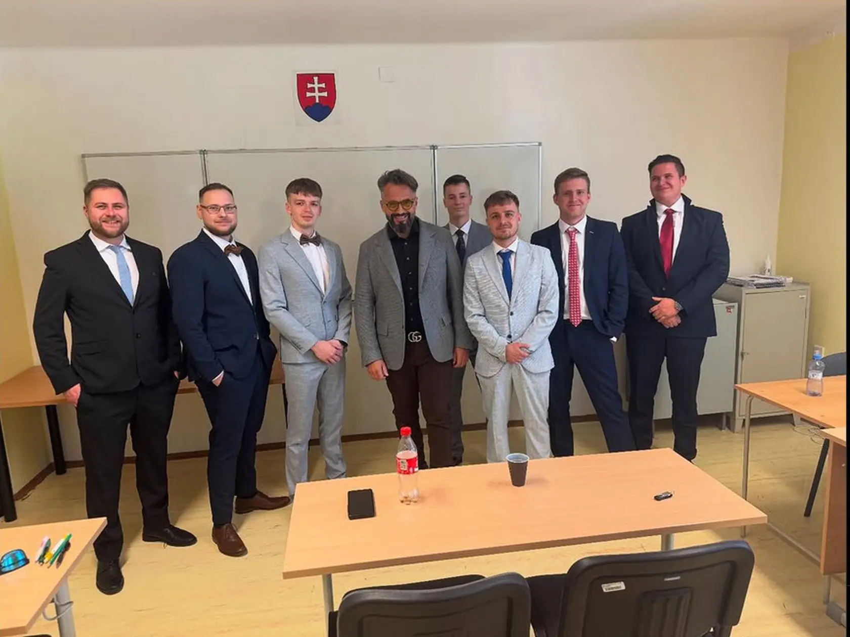 Marián Čekovský v deň štátnic na Technickej univerzite v Košiciach.