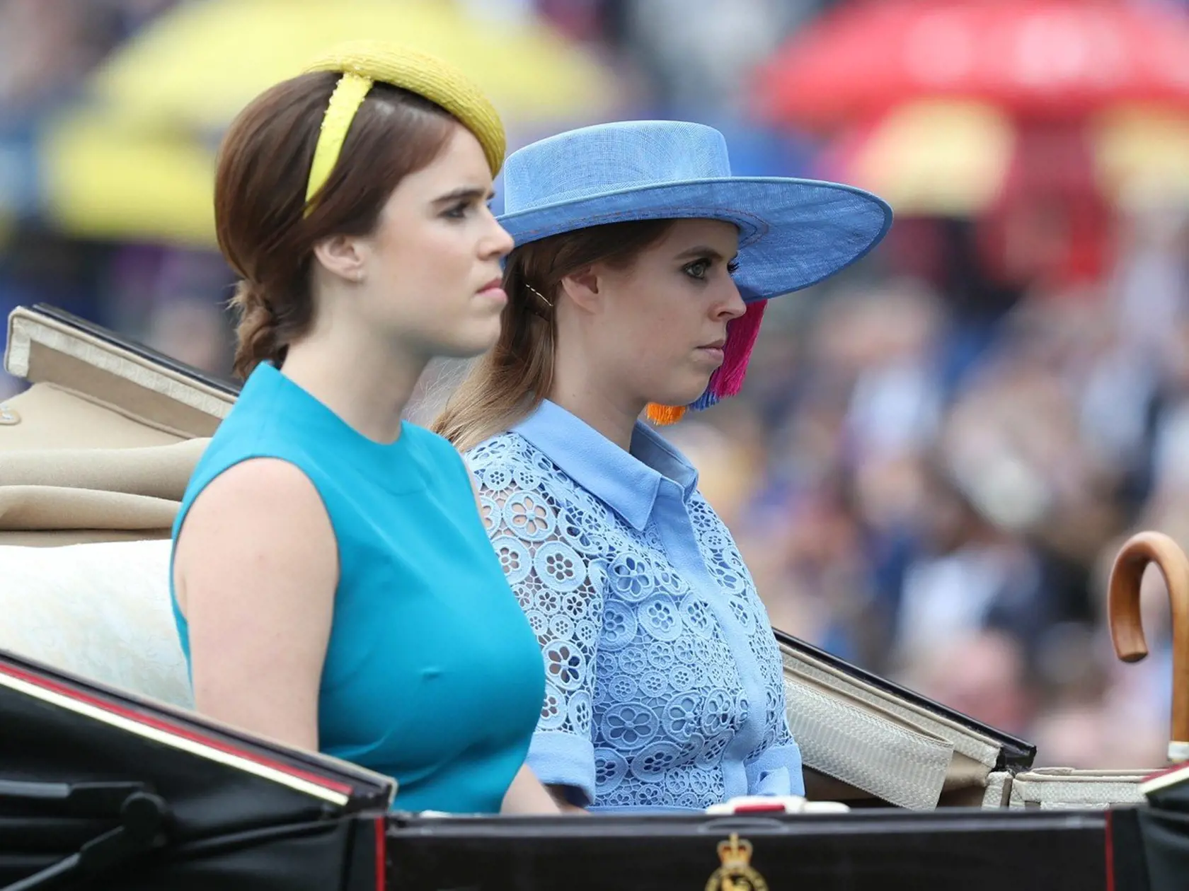 Princezné Beatrice a Eugenie v roku 2018