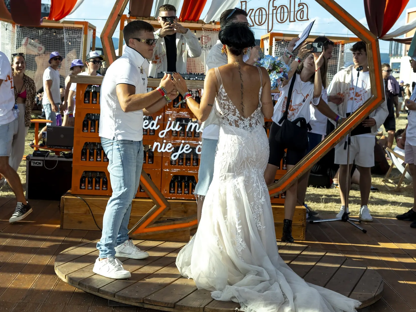 Bianka Rumanová a Jovinečko si povedali svoje ,,áno" na festivale.