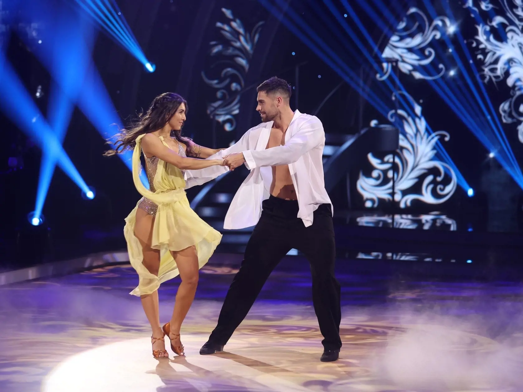 Prvé kolo 10. série Let's Dance. Na snímke ​Adam Šedro a Jasmin Affašová.