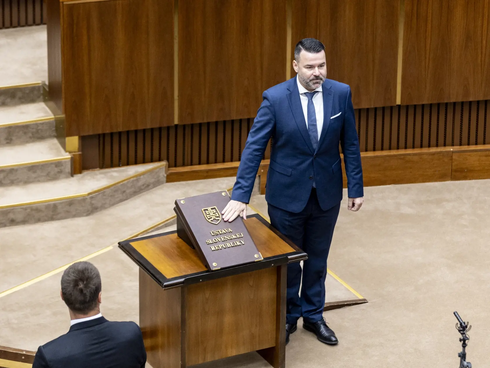 Slavnostná prísaha nových poslancov v  Národnej rade Slovenskej republiky. 