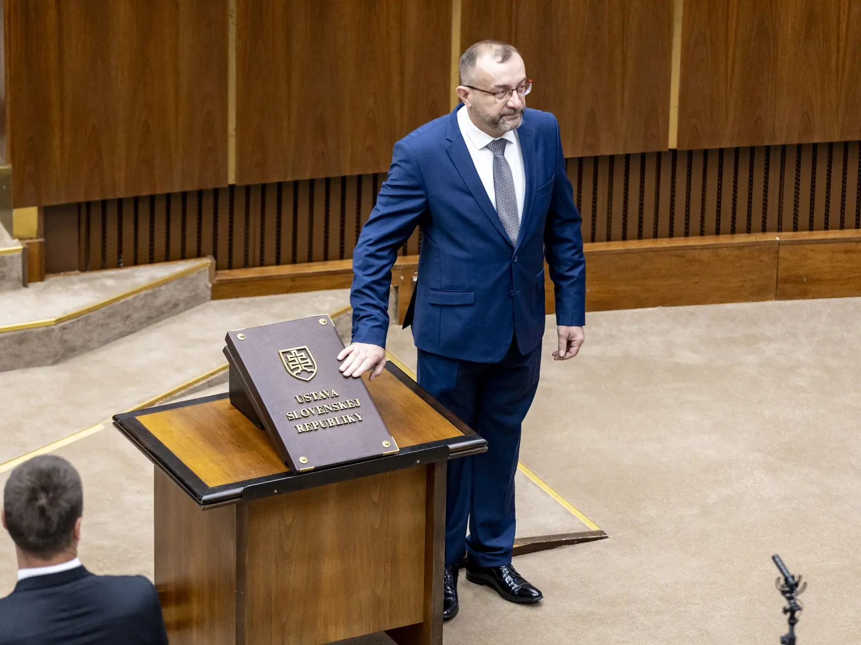 Slavnostná prísaha nových poslancov v  Národnej rade Slovenskej republiky. 
