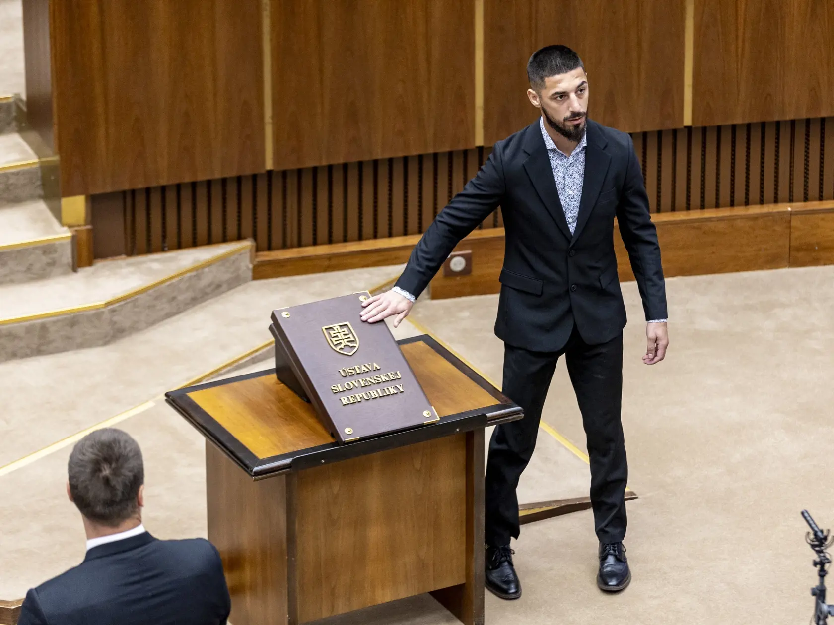 Slavnostná prísaha nových poslancov v  Národnej rade Slovenskej republiky. 