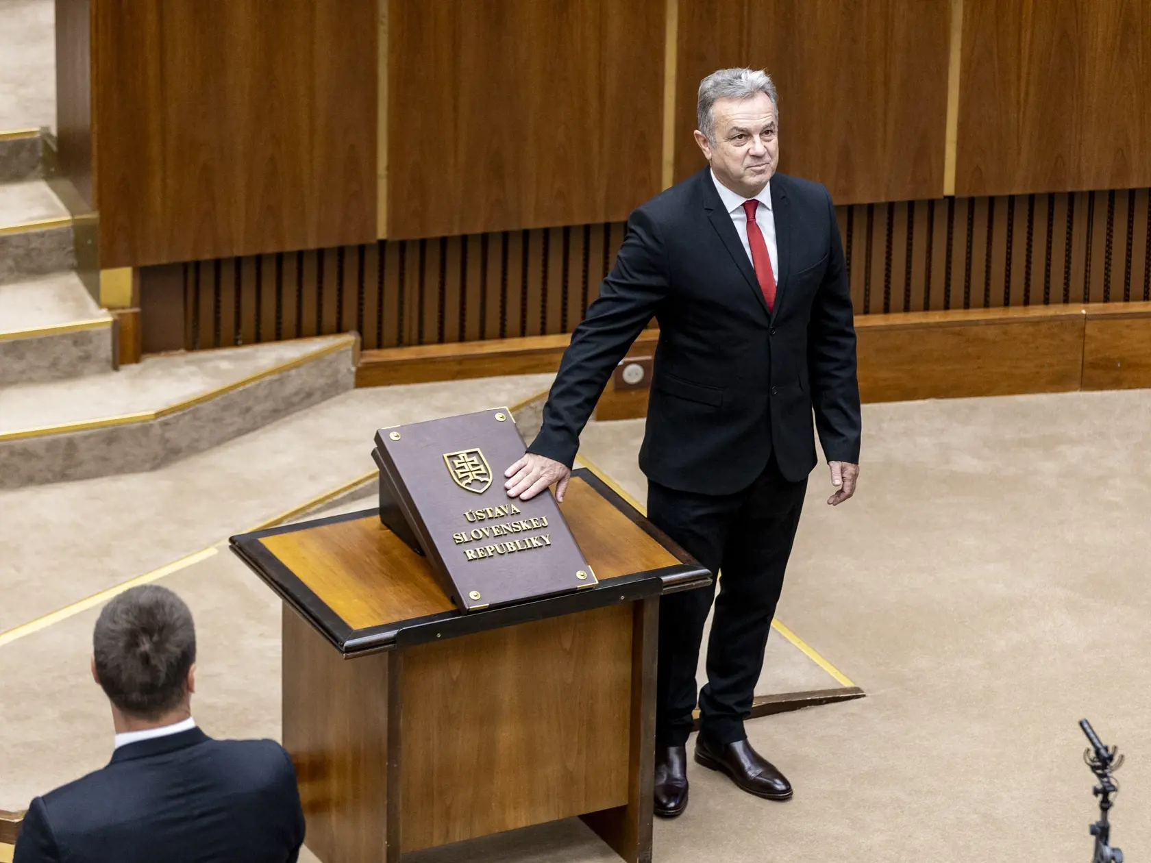 Slavnostná prísaha nových poslancov v  Národnej rade Slovenskej republiky. 