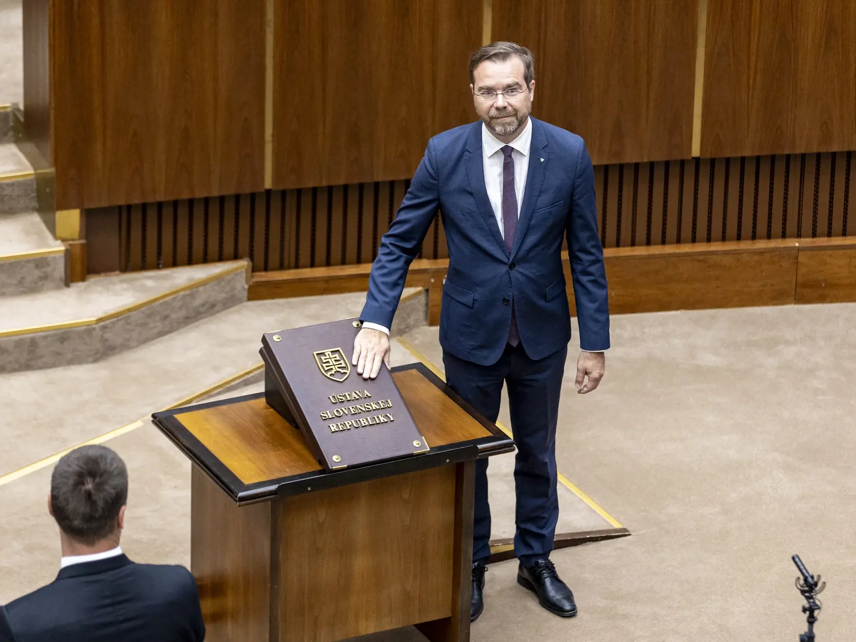 Slavnostná prísaha nových poslancov v  Národnej rade Slovenskej republiky. 