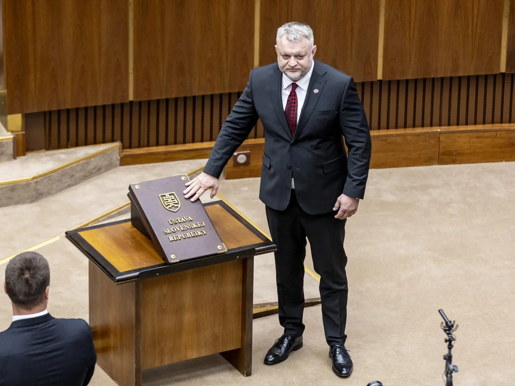 Slavnostná prísaha nových poslancov v  Národnej rade Slovenskej republiky. 