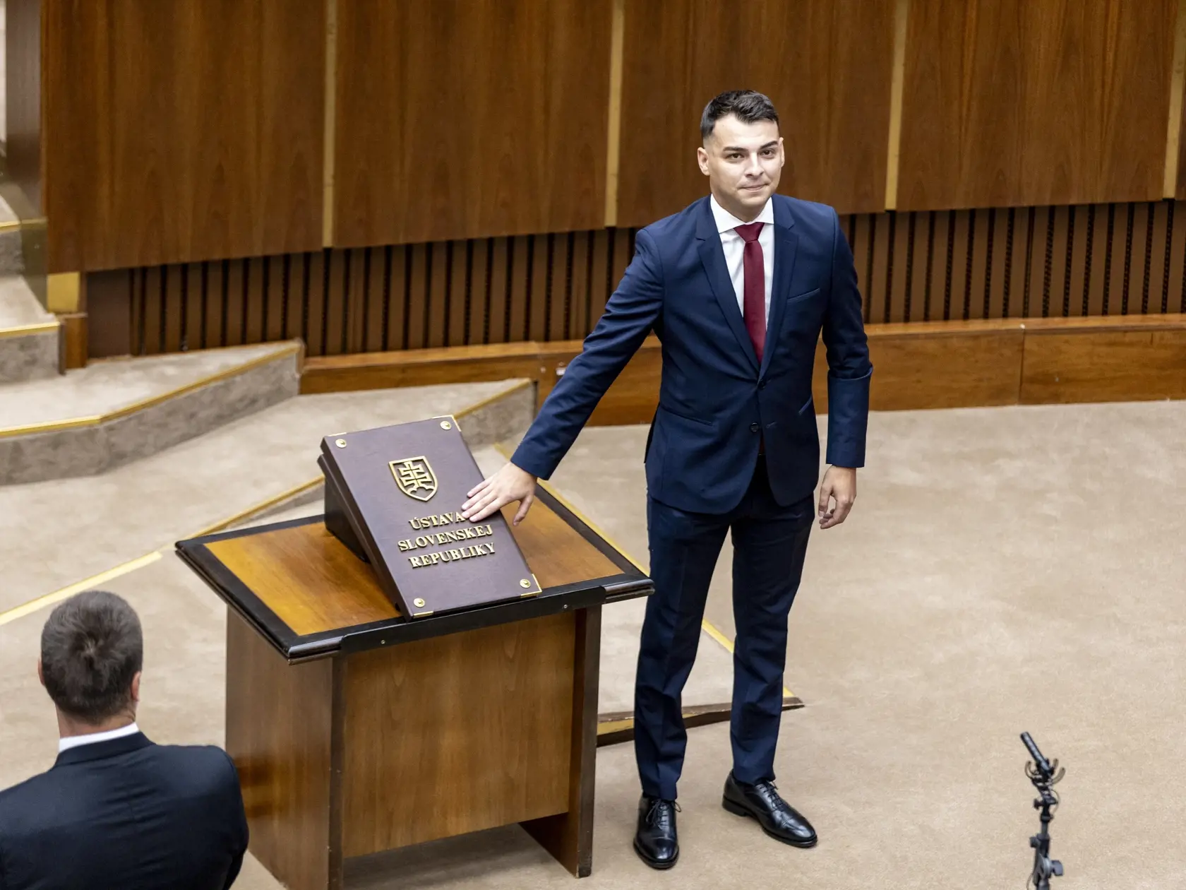 Slavnostná prísaha nových poslancov v  Národnej rade Slovenskej republiky. 