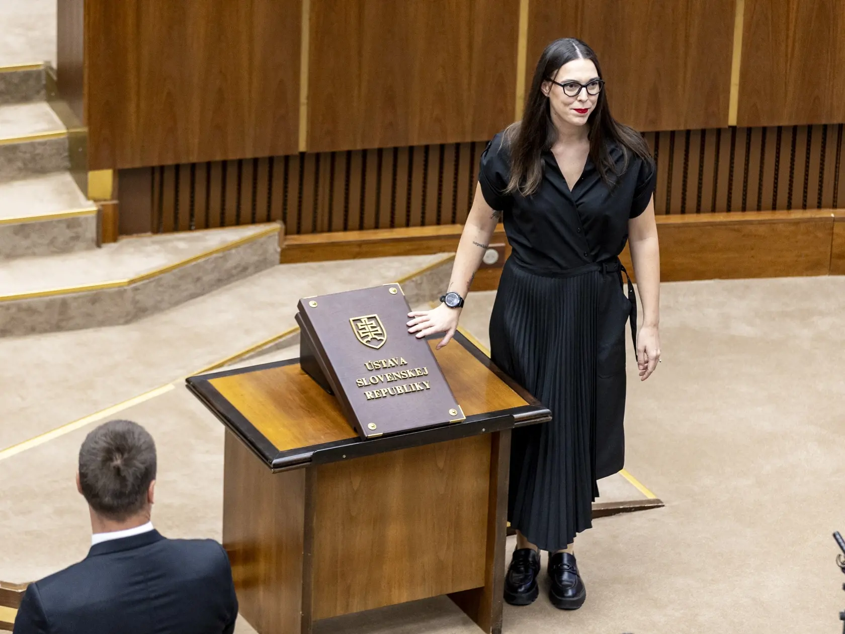 Slavnostná prísaha nových poslancov v  Národnej rade Slovenskej republiky. 
