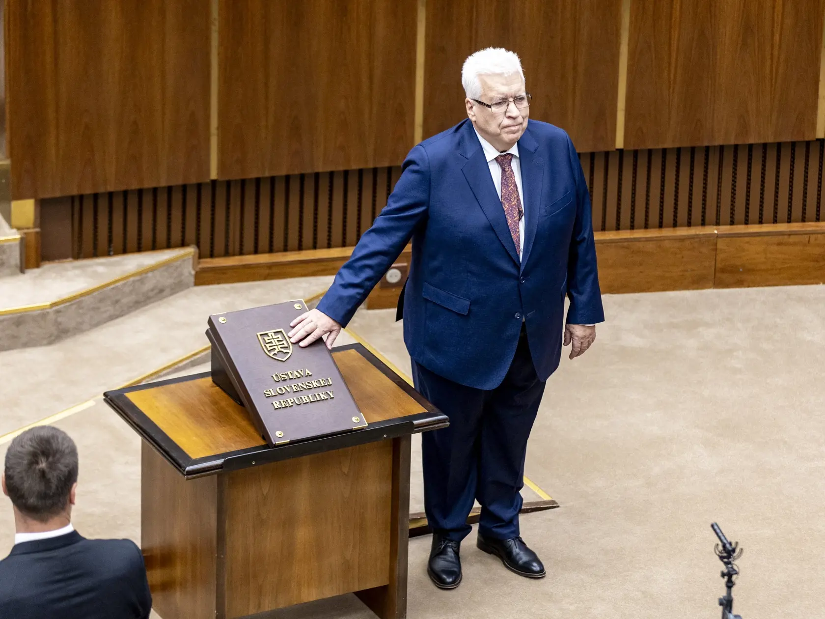 Slavnostná prísaha nových poslancov v  Národnej rade Slovenskej republiky. 