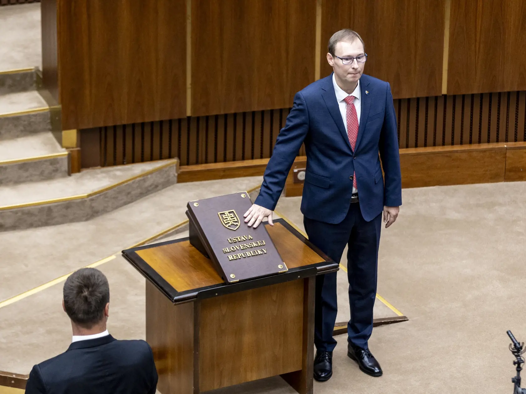 Slavnostná prísaha nových poslancov v  Národnej rade Slovenskej republiky. 
