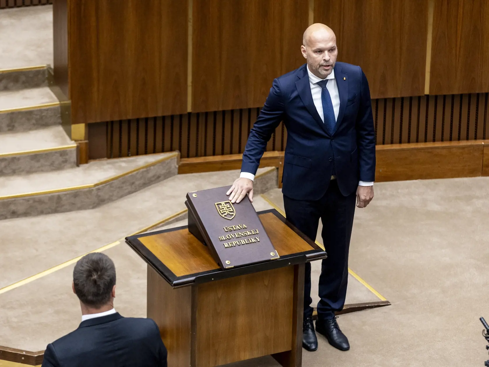 Slavnostná prísaha nových poslancov v  Národnej rade Slovenskej republiky. 