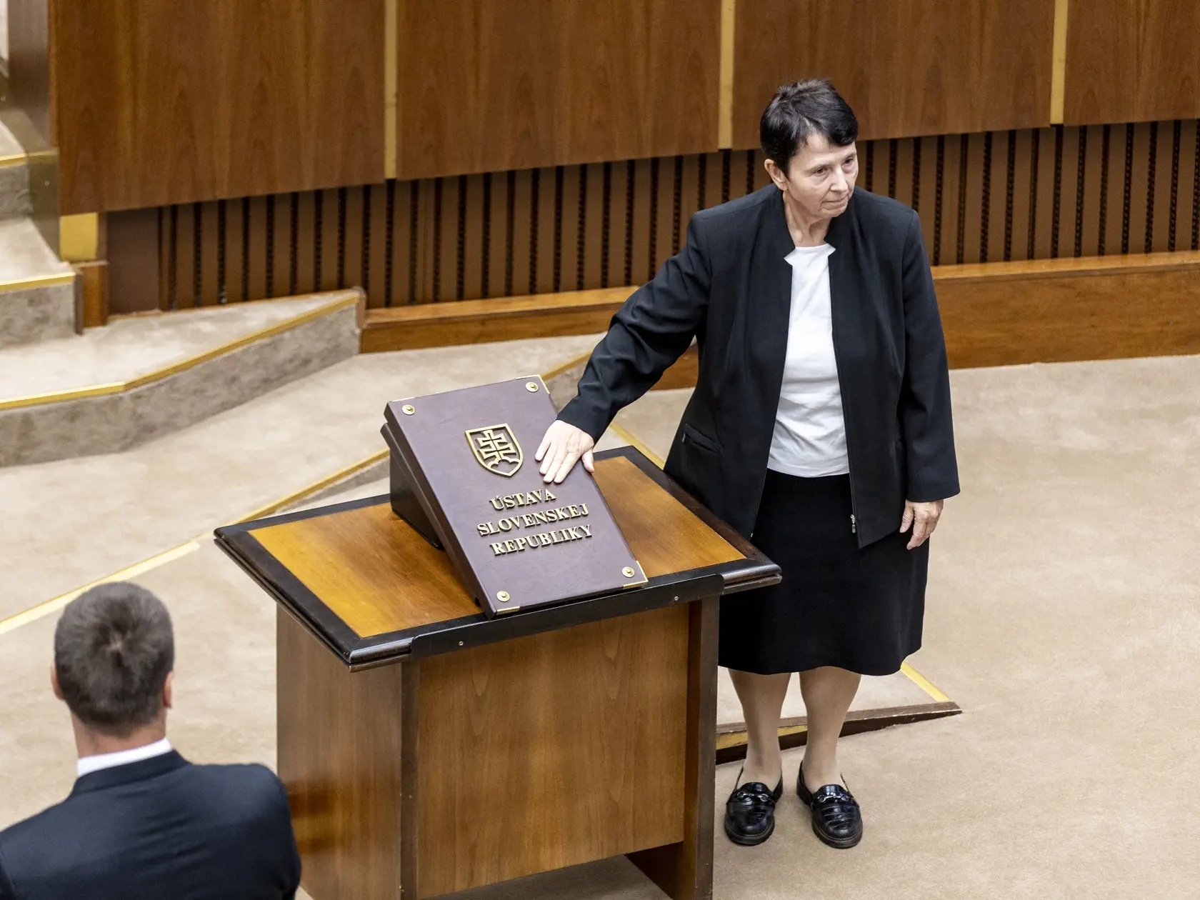 Slavnostná prísaha nových poslancov v  Národnej rade Slovenskej republiky. 