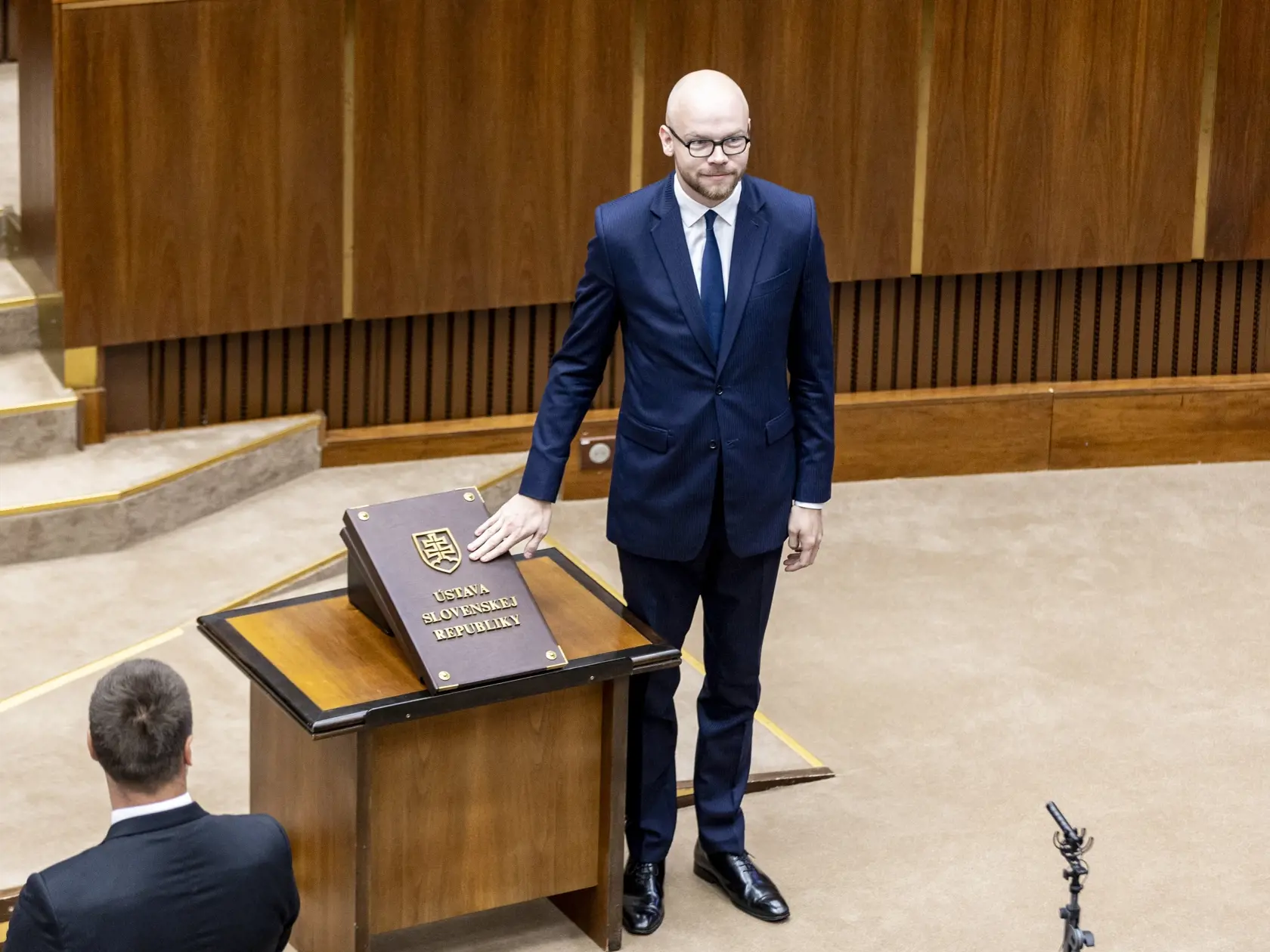 Slavnostná prísaha nových poslancov v  Národnej rade Slovenskej republiky. 