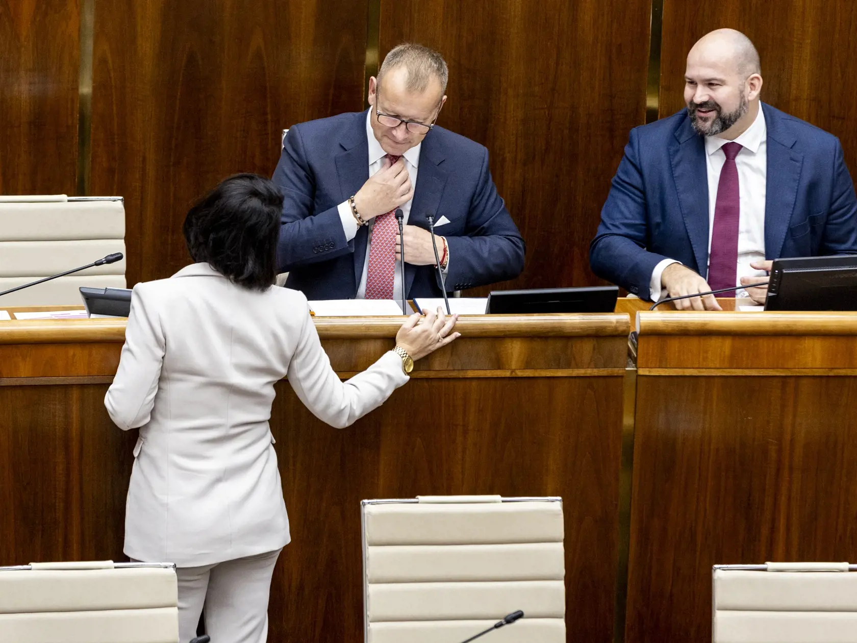 Slavnostná prísaha nových poslancov v  Národnej rade Slovenskej republiky. 