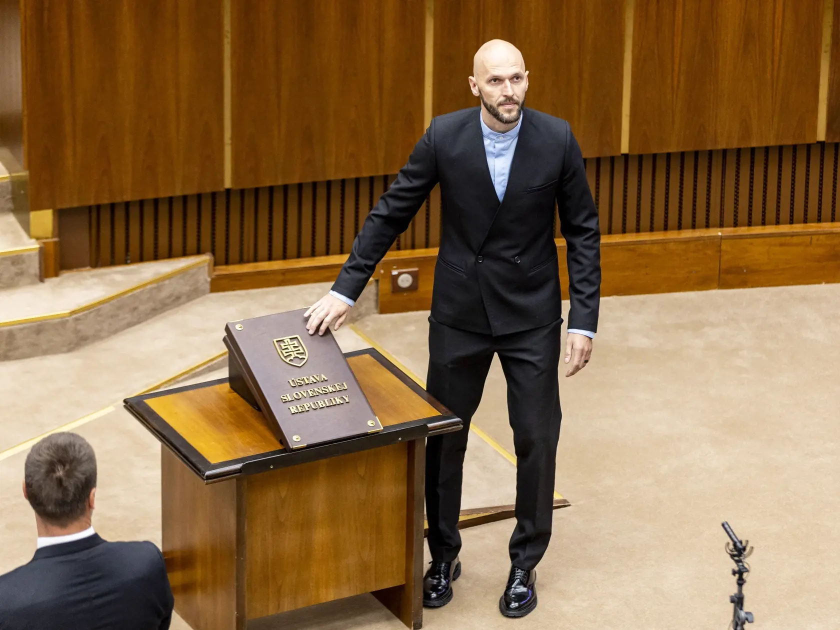 Slavnostná prísaha nových poslancov v  Národnej rade Slovenskej republiky. 