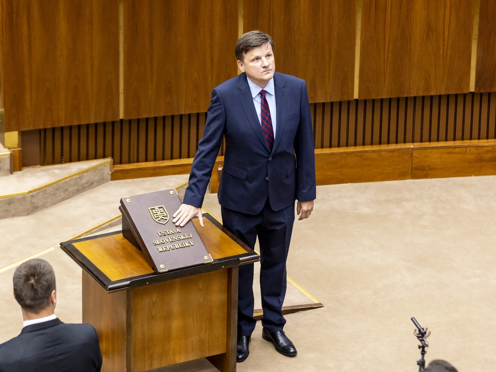 Slavnostná prísaha nových poslancov v  Národnej rade Slovenskej republiky. 