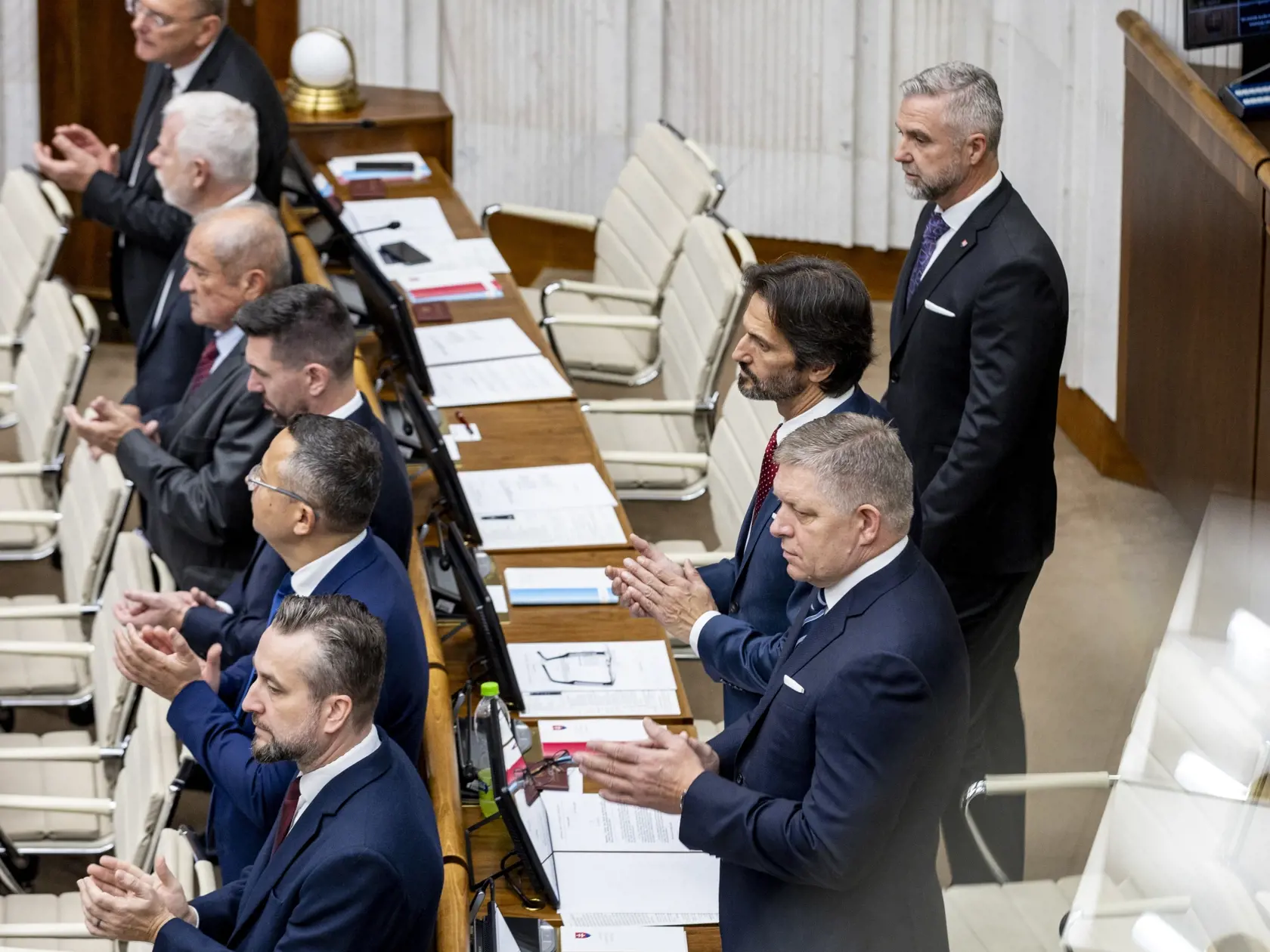 Slavnostná prísaha nových poslancov v  Národnej rade Slovenskej republiky. 