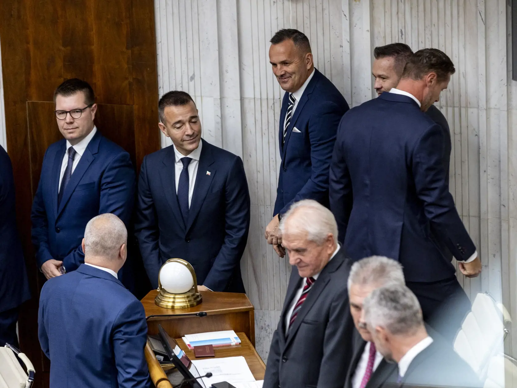 Slavnostná prísaha nových poslancov v  Národnej rade Slovenskej republiky. 