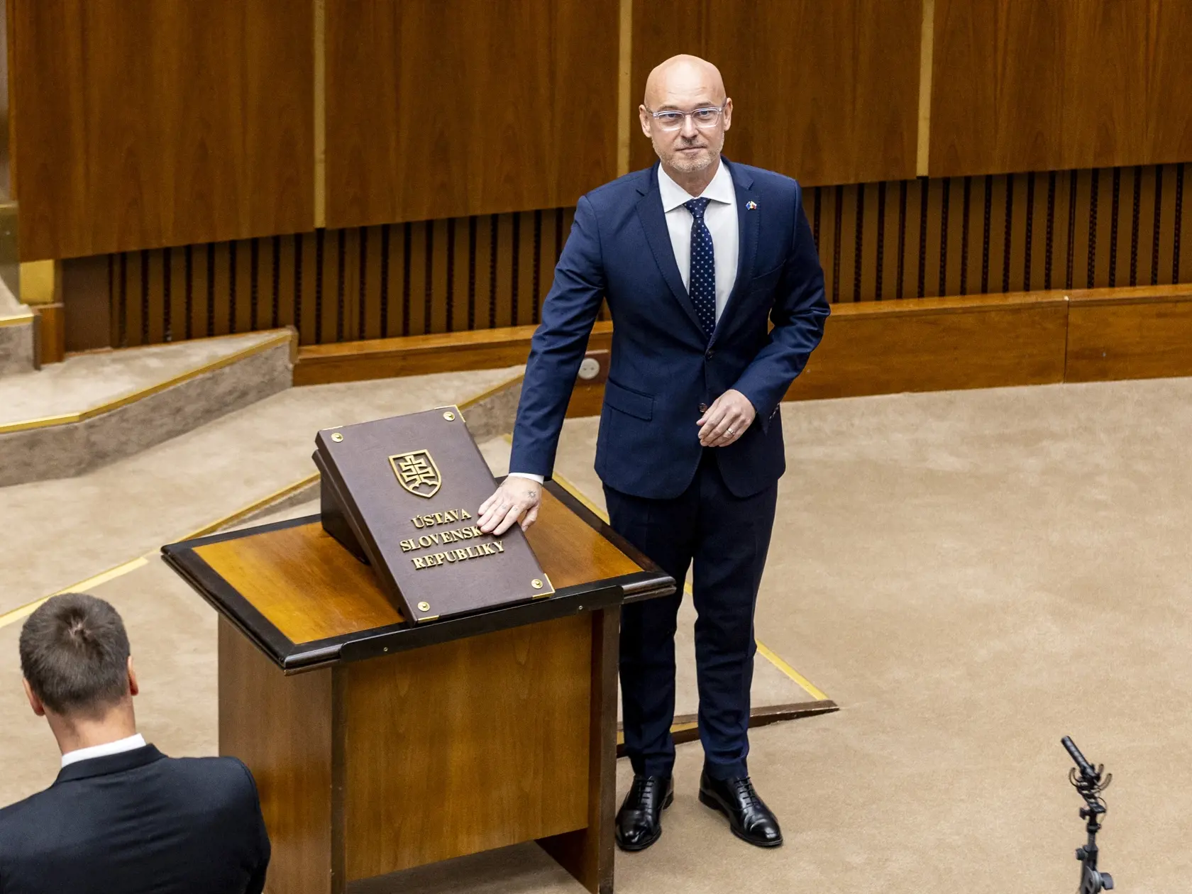 Slavnostná prísaha nových poslancov v  Národnej rade Slovenskej republiky. 