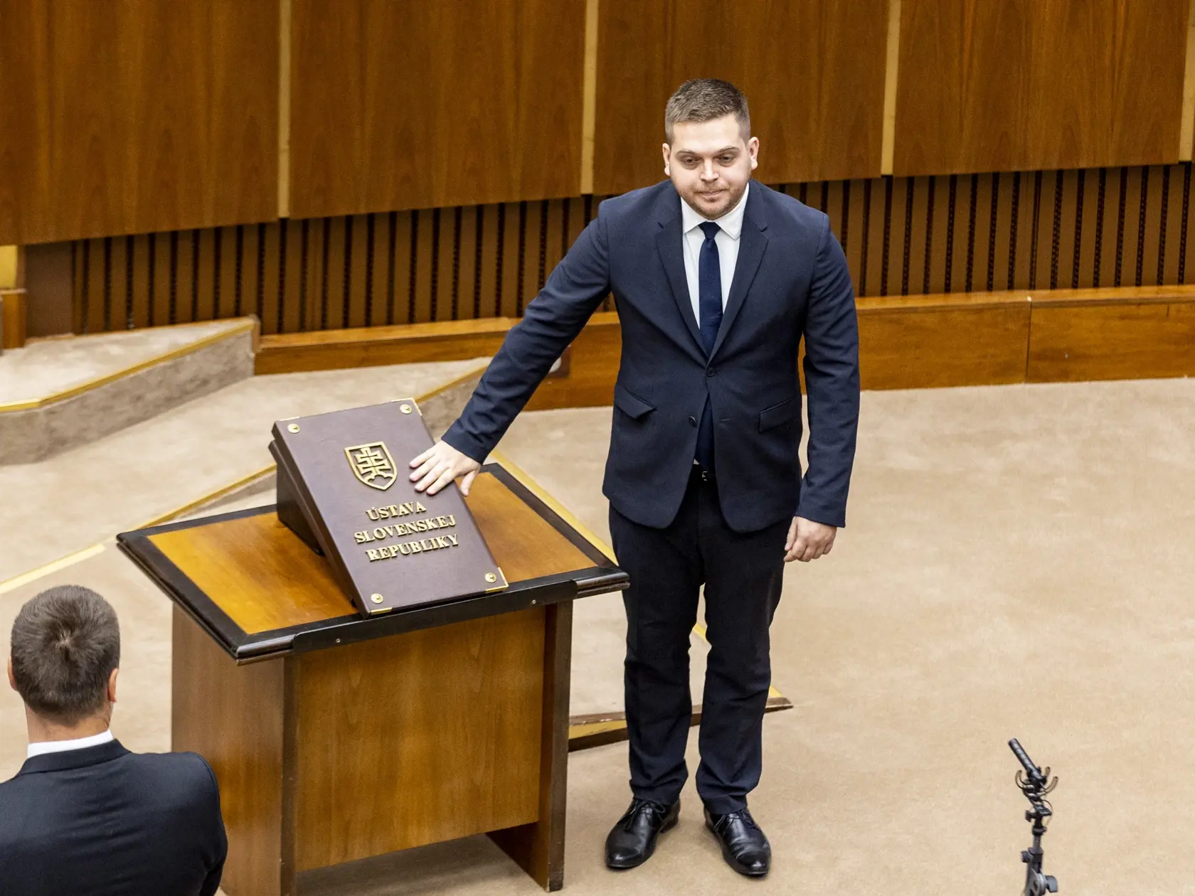 Slavnostná prísaha nových poslancov v  Národnej rade Slovenskej republiky. 