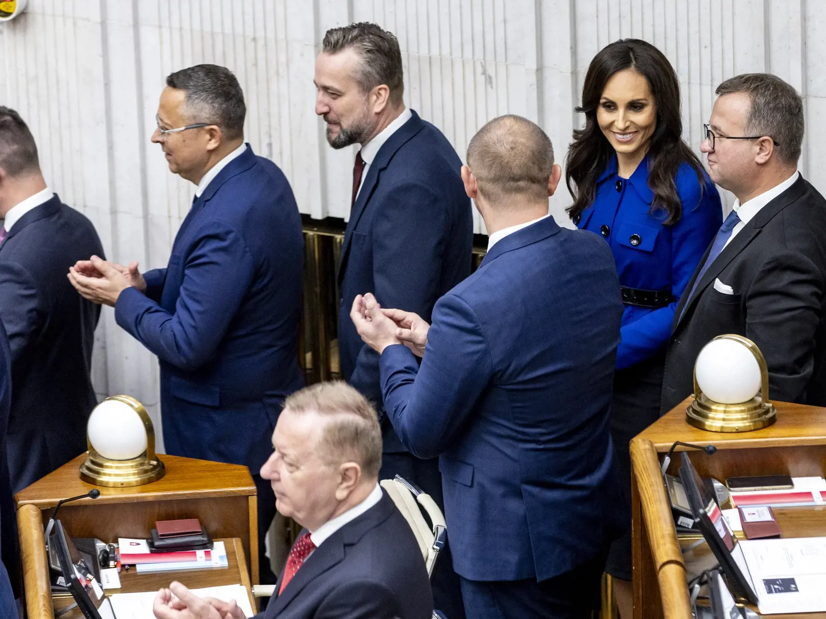 Slavnostná prísaha nových poslancov v  Národnej rade Slovenskej republiky. 