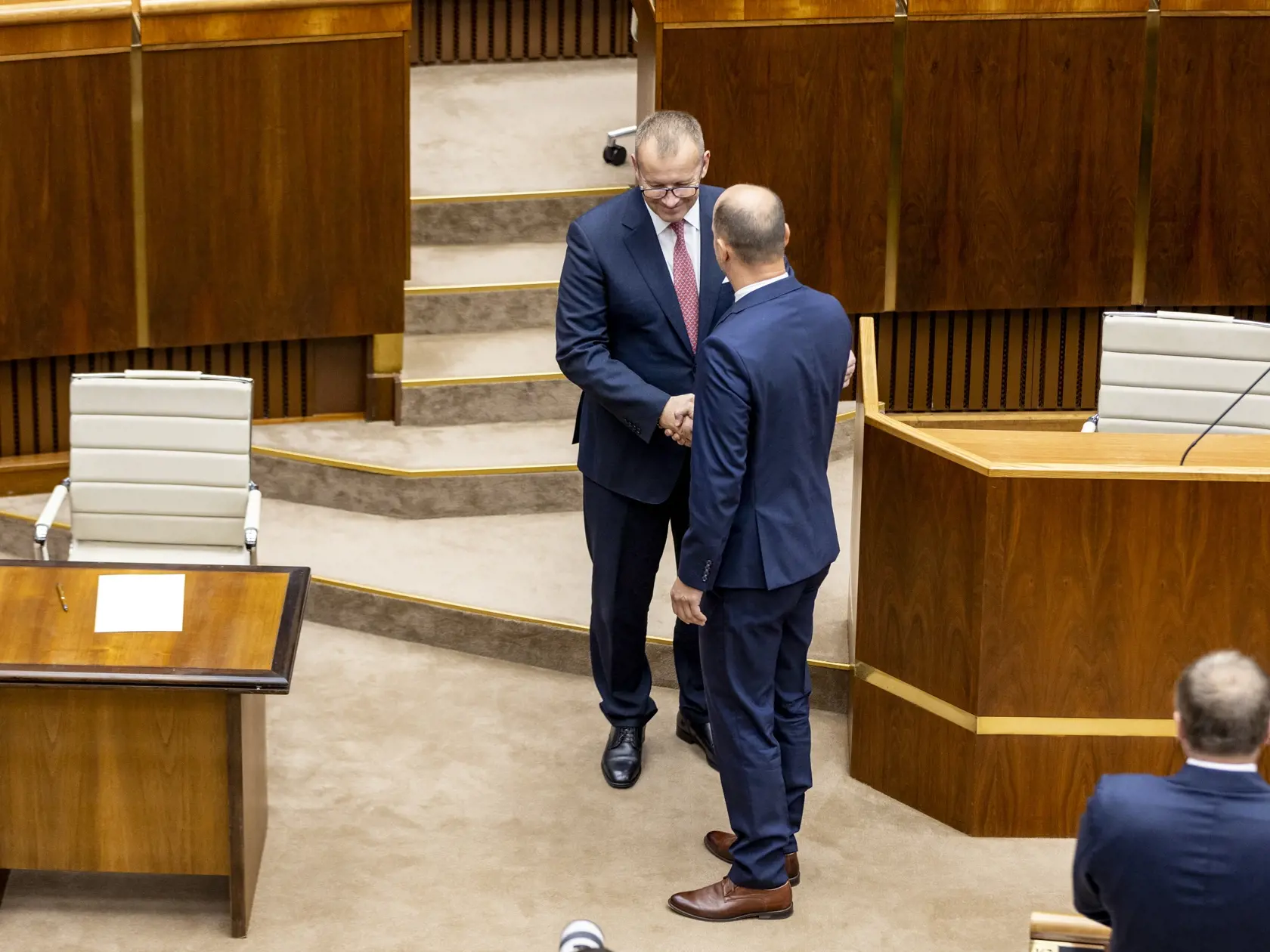 Slavnostná prísaha nových poslancov v  Národnej rade Slovenskej republiky. Na snímke je Gábor Grendel. 