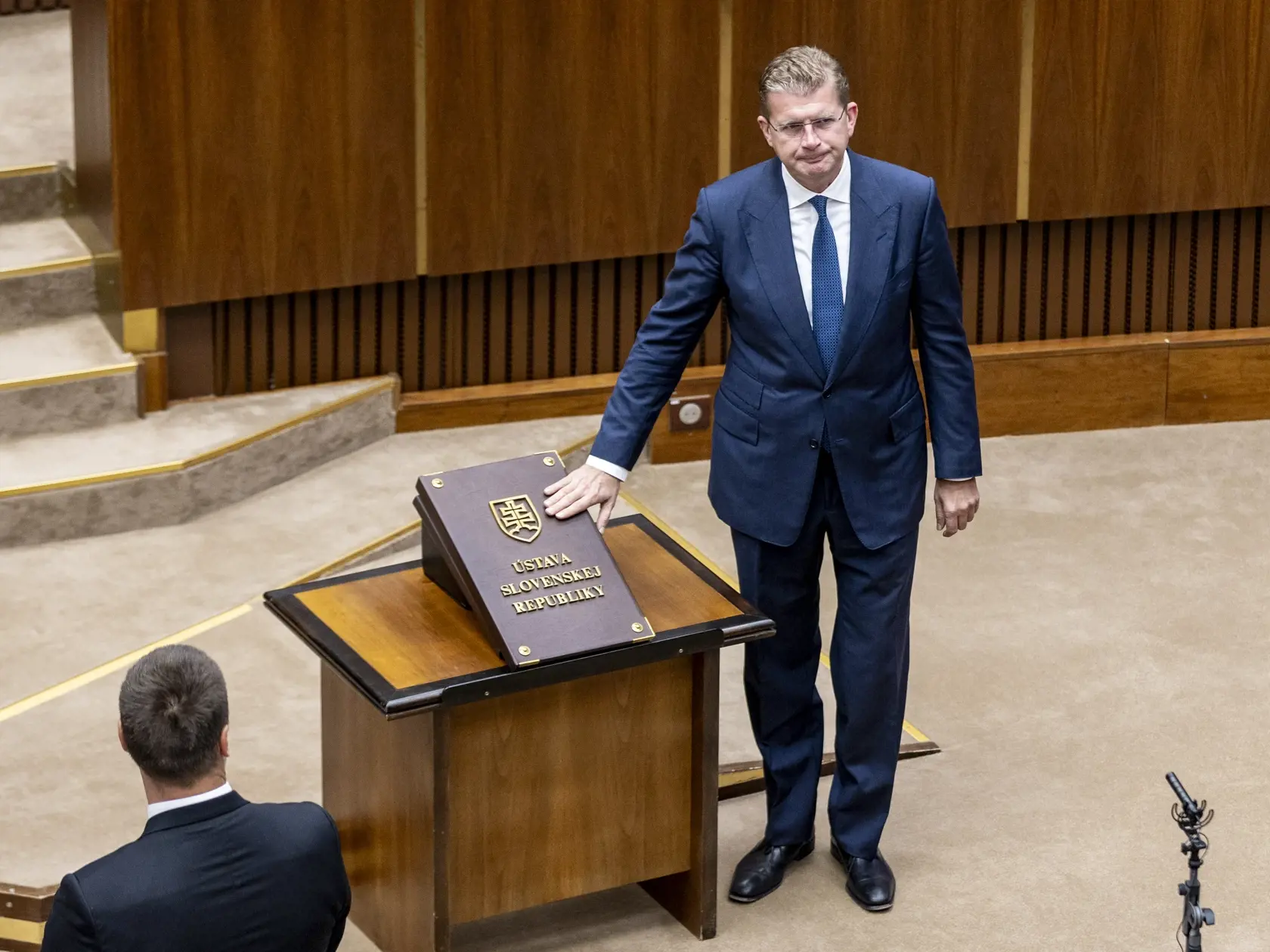 Slavnostná prísaha nových poslancov v  Národnej rade Slovenskej republiky. 