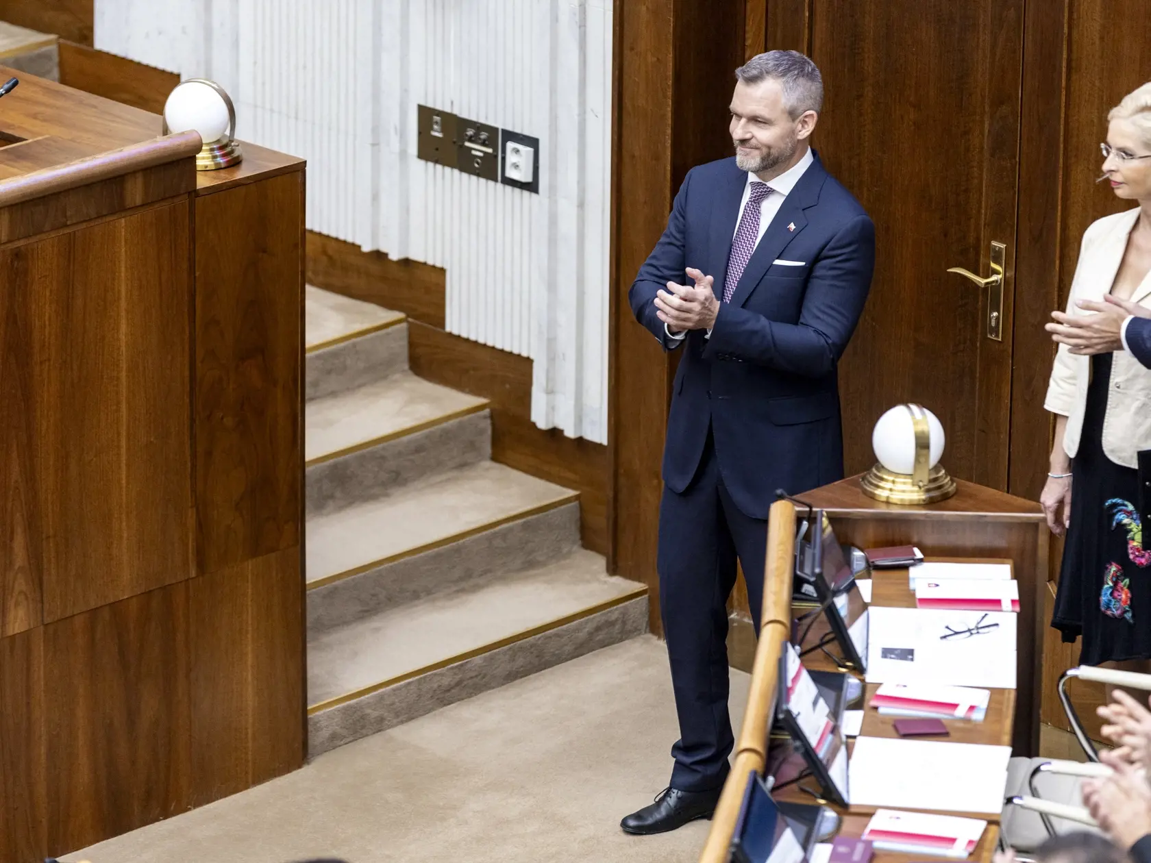 Slavnostná prísaha nových poslancov v  Národnej rade Slovenskej republiky. 