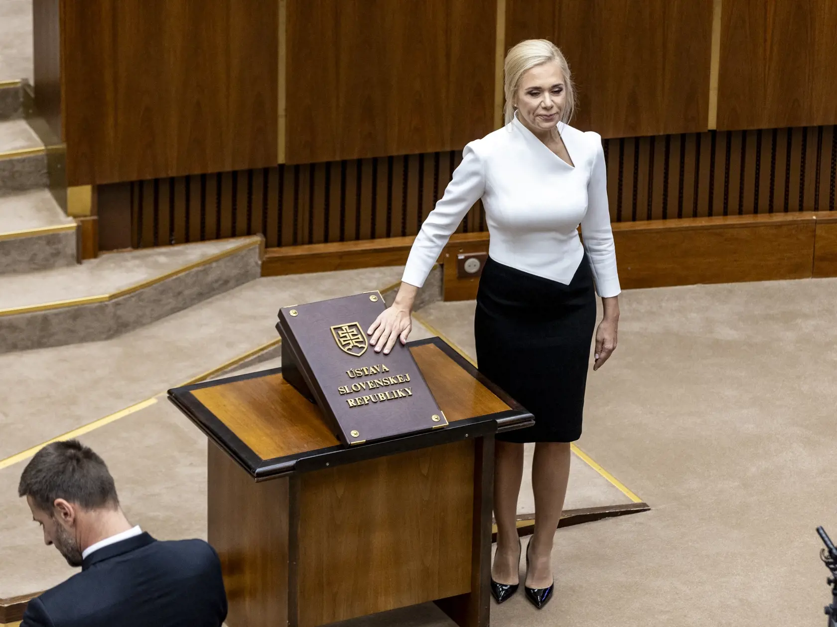 Slavnostná prísaha nových poslancov v  Národnej rade Slovenskej republiky. 