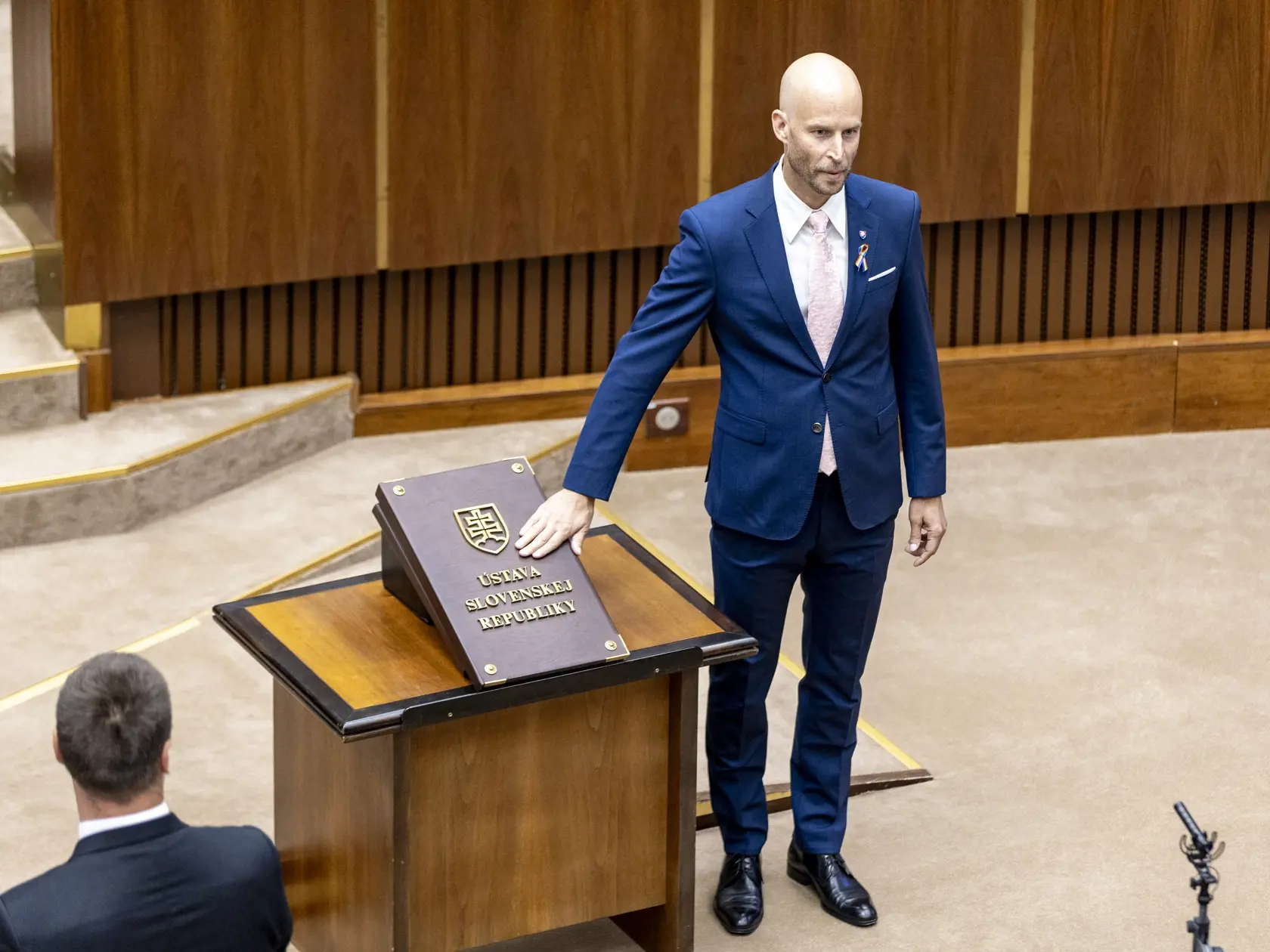 Slavnostná prísaha nových poslancov v  Národnej rade Slovenskej republiky. 