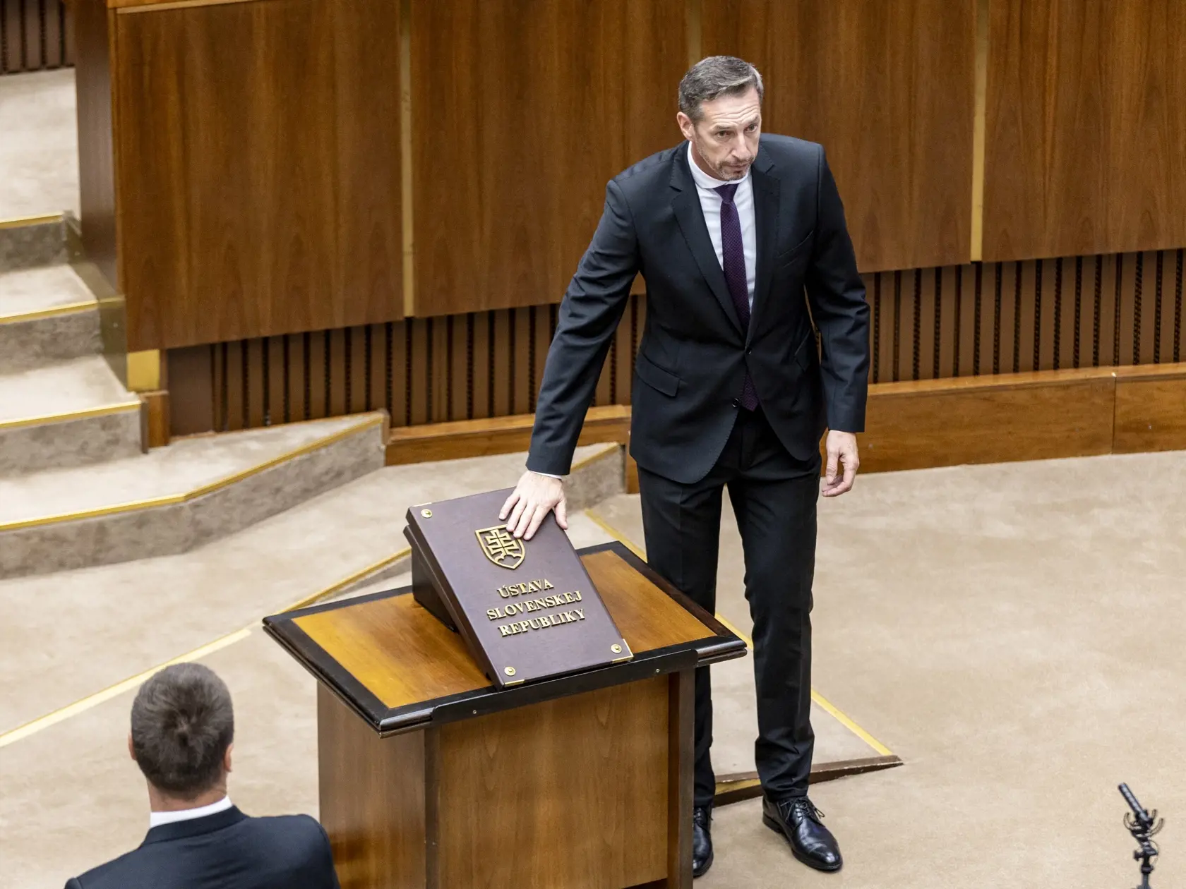 Slavnostná prísaha nových poslancov v  Národnej rade Slovenskej republiky. 