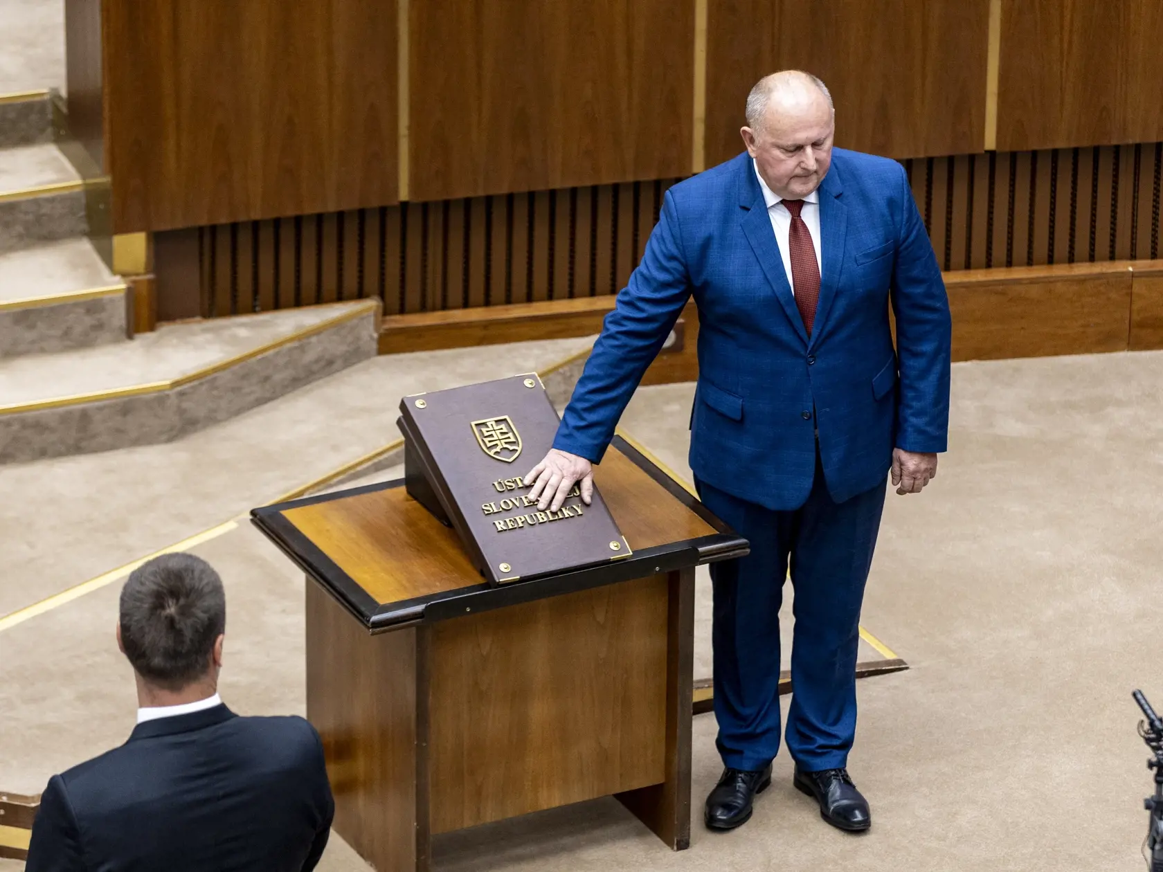 Slavnostná prísaha nových poslancov v  Národnej rade Slovenskej republiky. 
