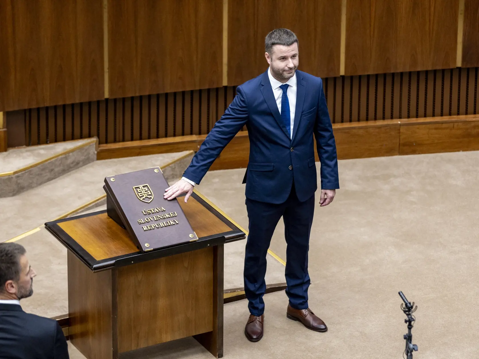 Slavnostná prísaha nových poslancov v  Národnej rade Slovenskej republiky. 
