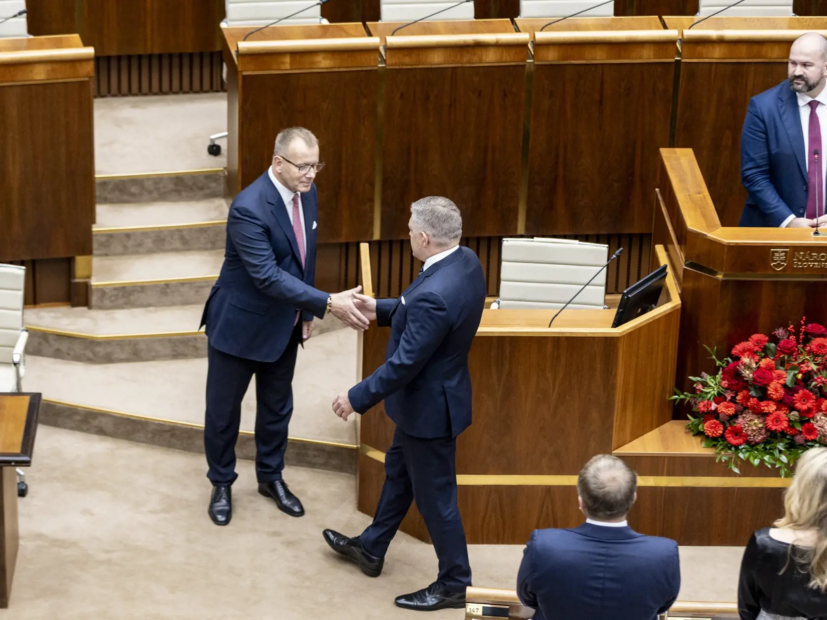 Slavnostná prísaha nových poslancov v  Národnej rade Slovenskej republiky. 