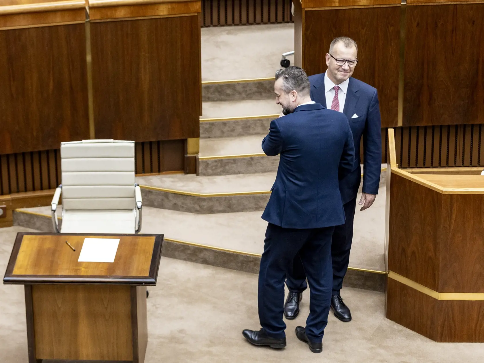 Slavnostná prísaha nových poslancov v  Národnej rade Slovenskej republiky. 
