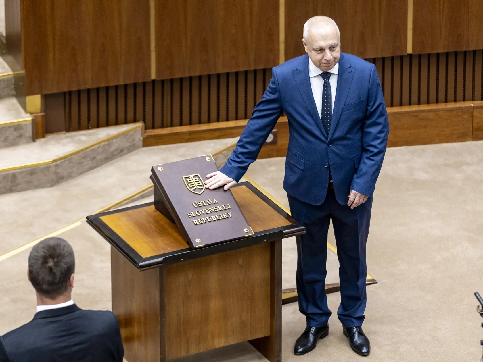 Slavnostná prísaha nových poslancov v  Národnej rade Slovenskej republiky. 