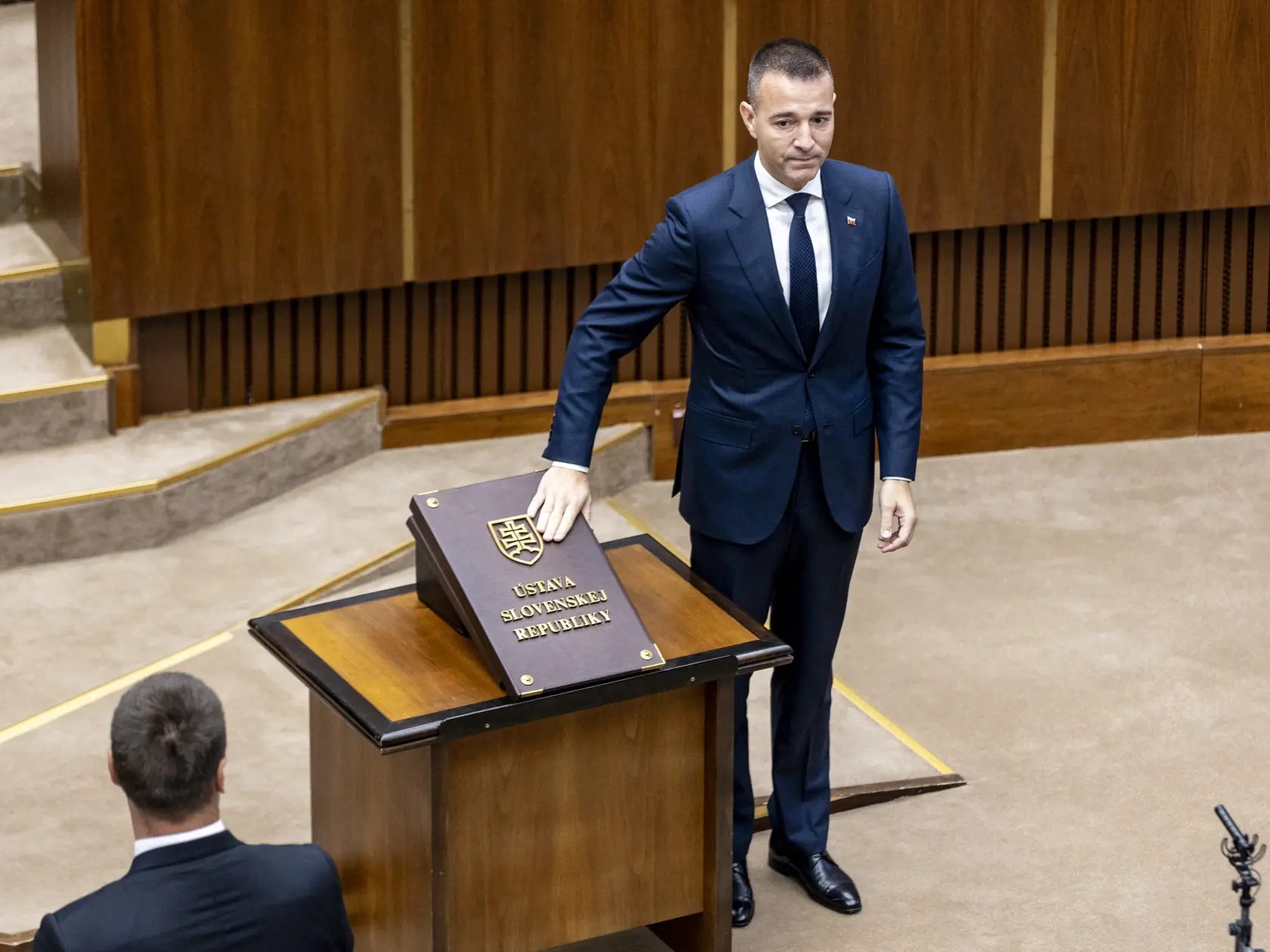 Slavnostná prísaha nových poslancov v  Národnej rade Slovenskej republiky. 