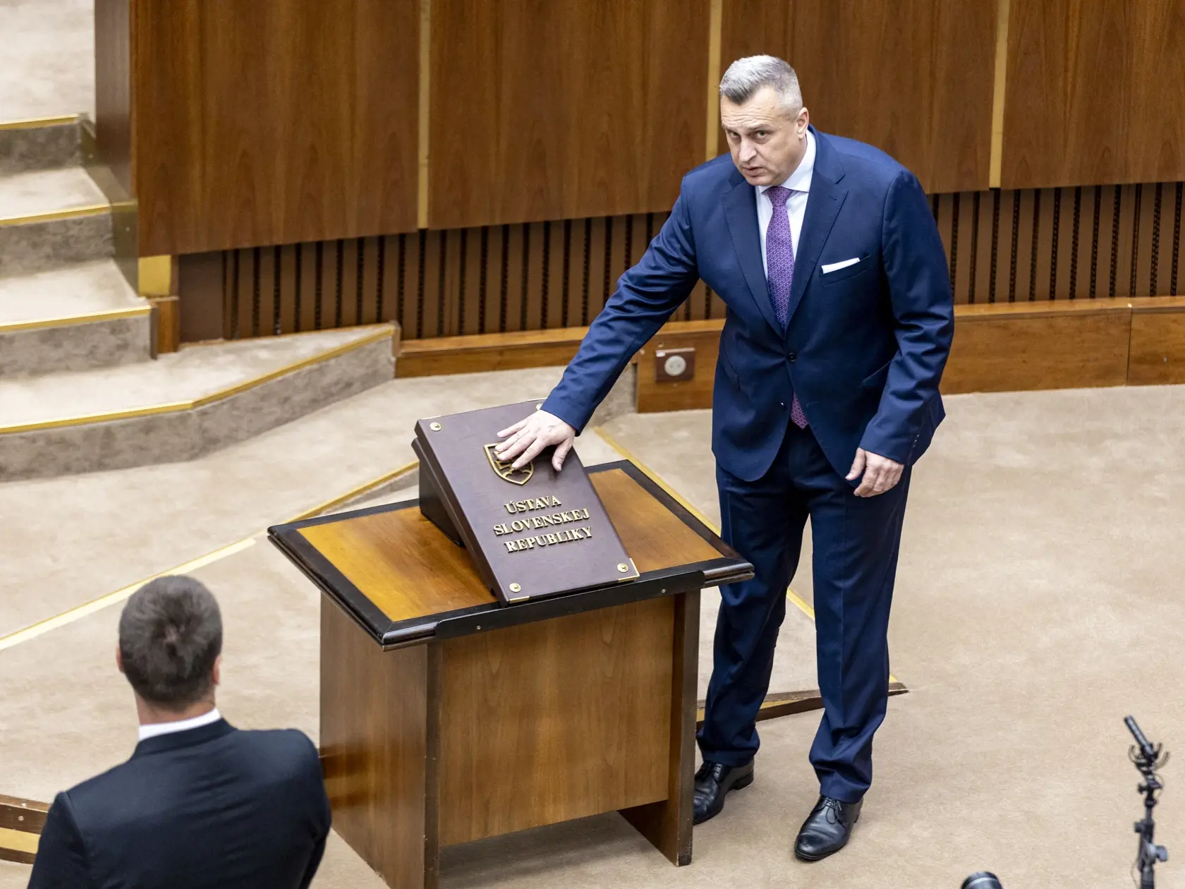 Slavnostná prísaha nových poslancov v  Národnej rade Slovenskej republiky. 