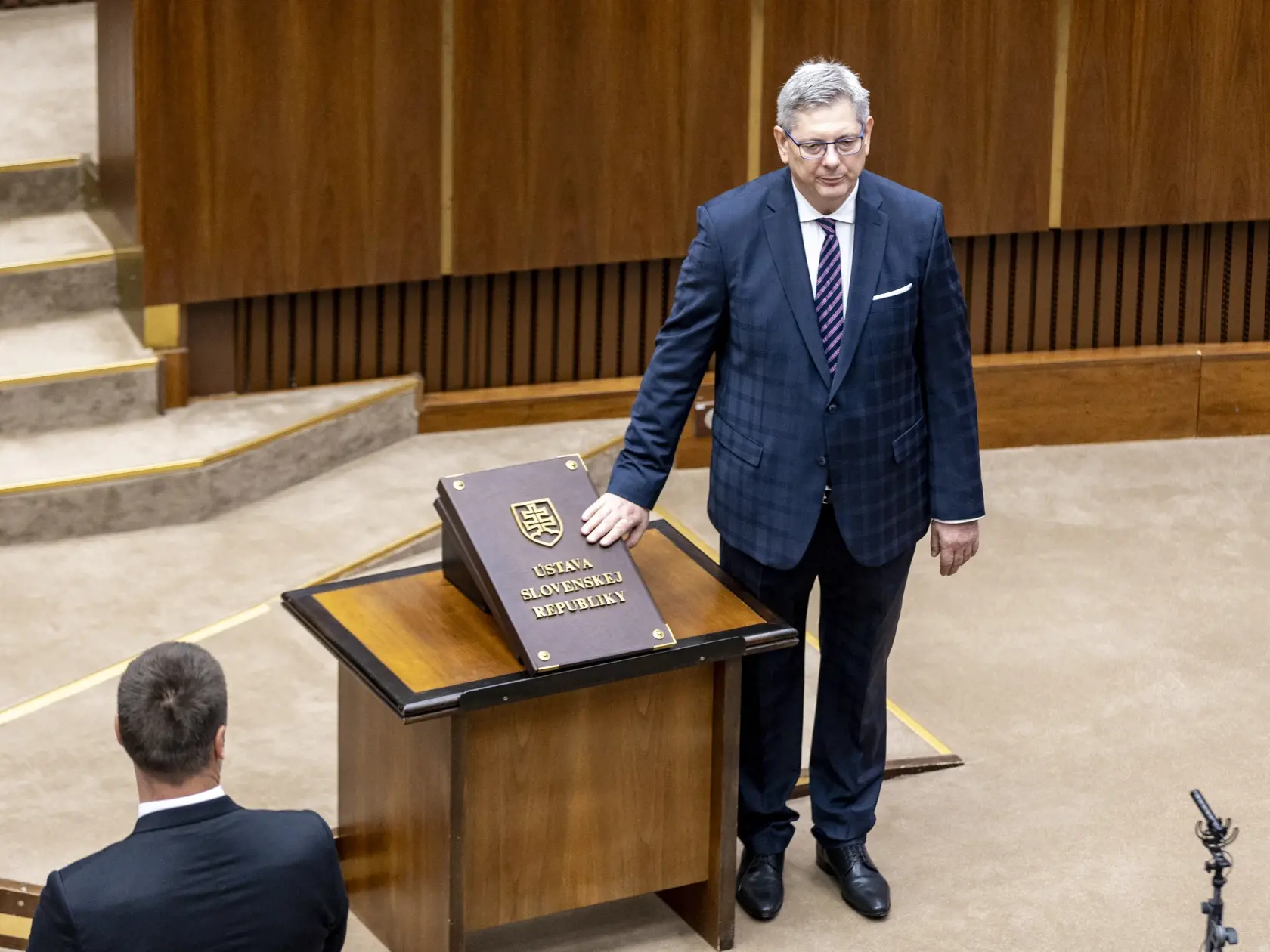 Slavnostná prísaha nových poslancov v  Národnej rade Slovenskej republiky. 