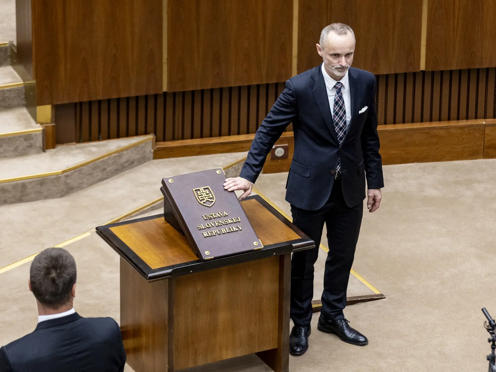 Slavnostná prísaha nových poslancov v  Národnej rade Slovenskej republiky. 